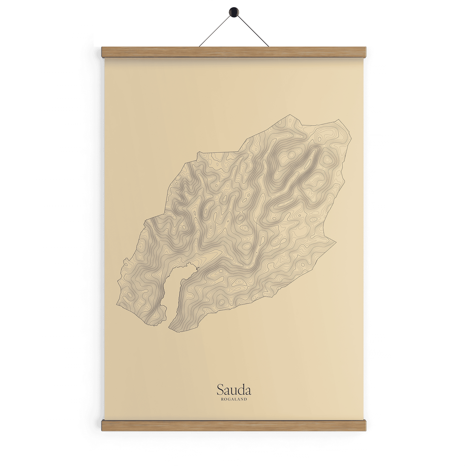 Sauda kotekart - Sandstein