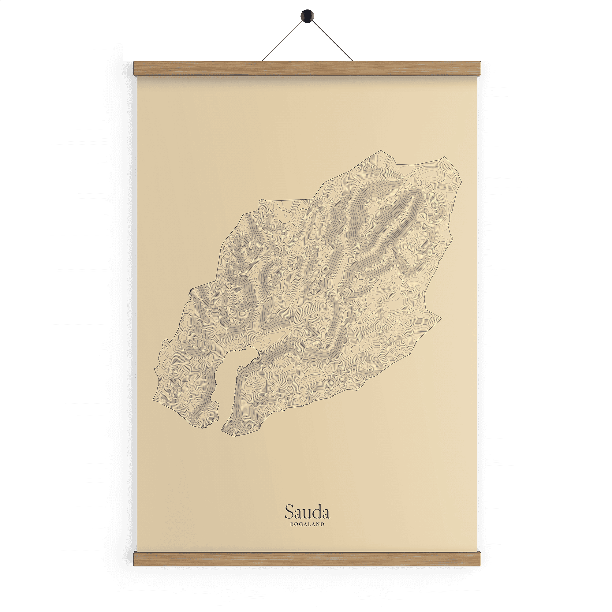 Sauda kotekart - Sandstein