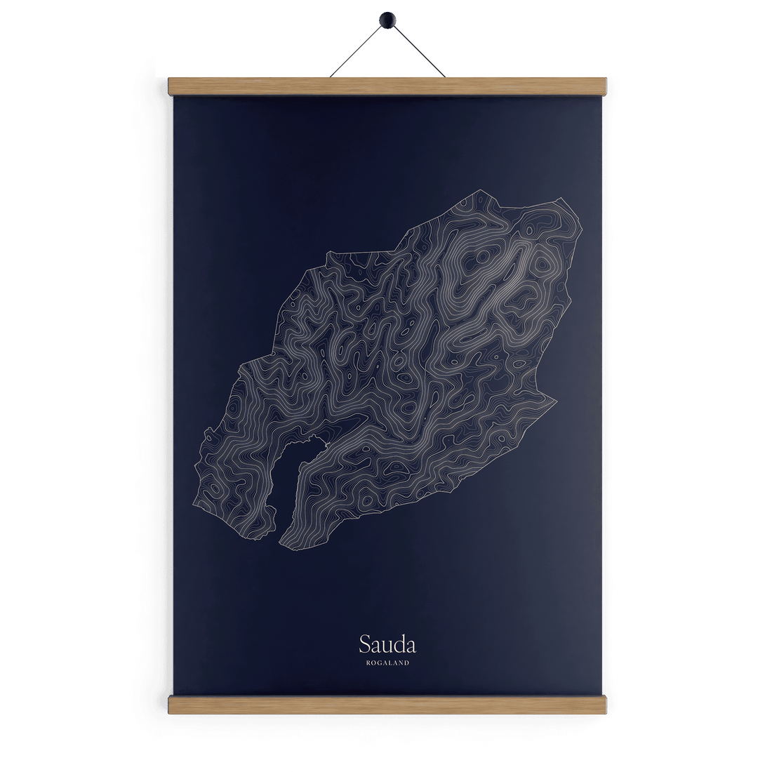 Sauda kotekart - Vinternatt