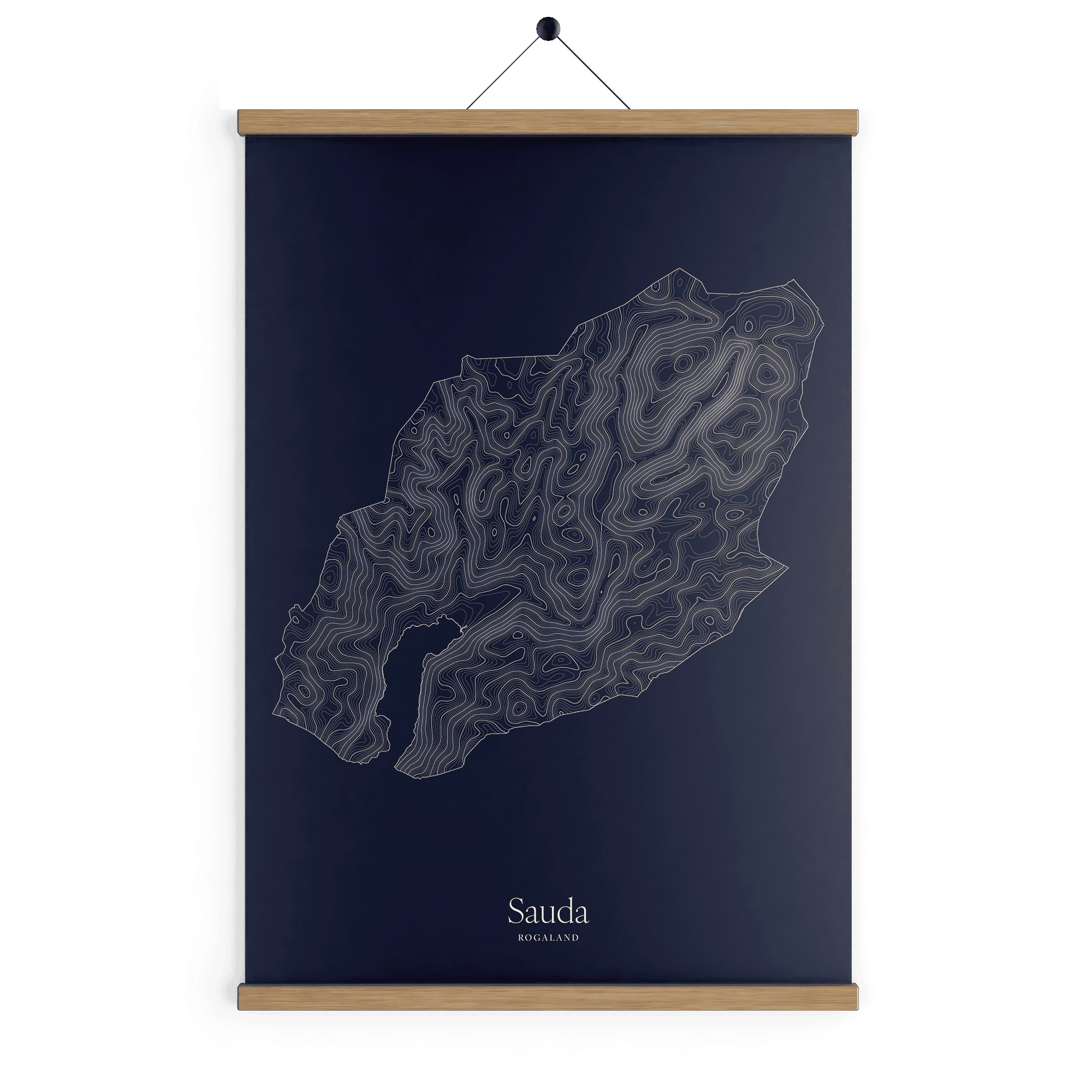 Sauda kotekart - Vinternatt