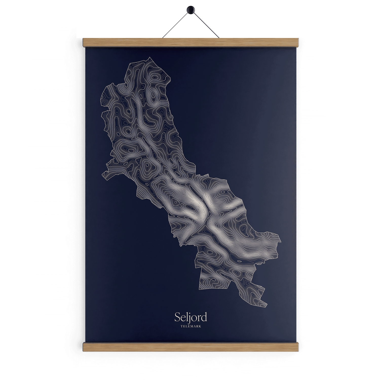 Seljord kotekart - Vinternatt