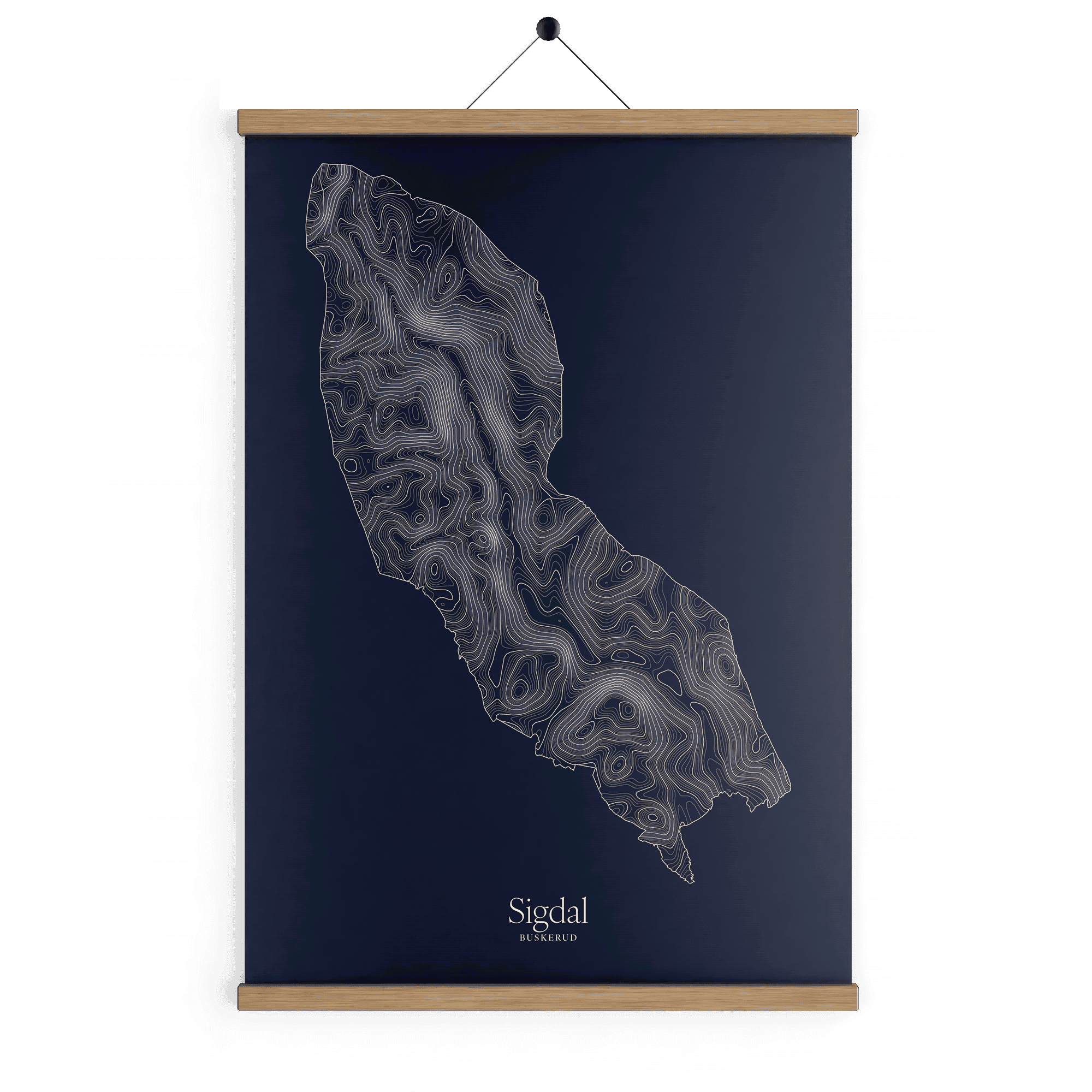 Sigdal kotekart - Vinternatt