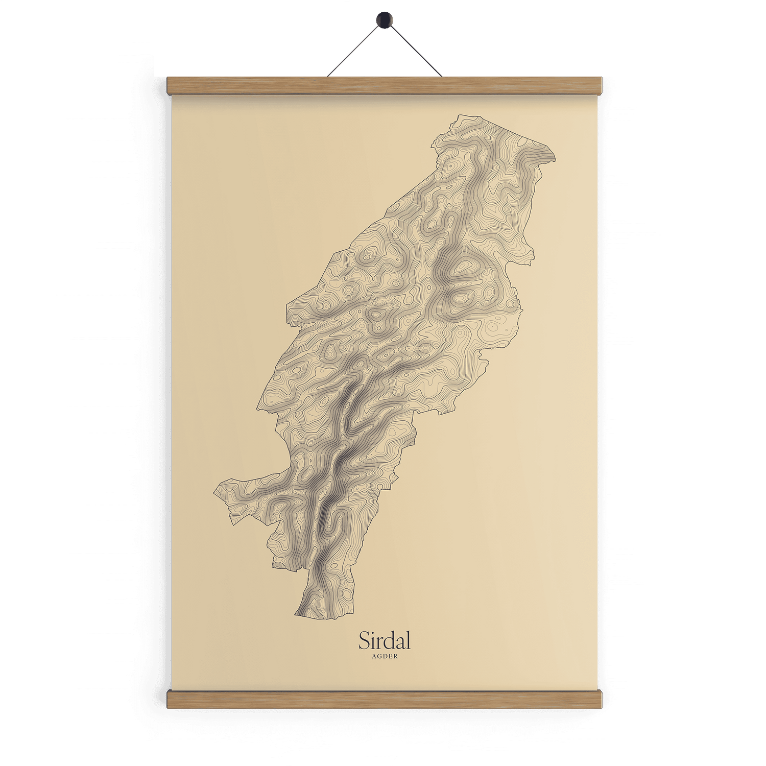 Sirdal kotekart - Sandstein