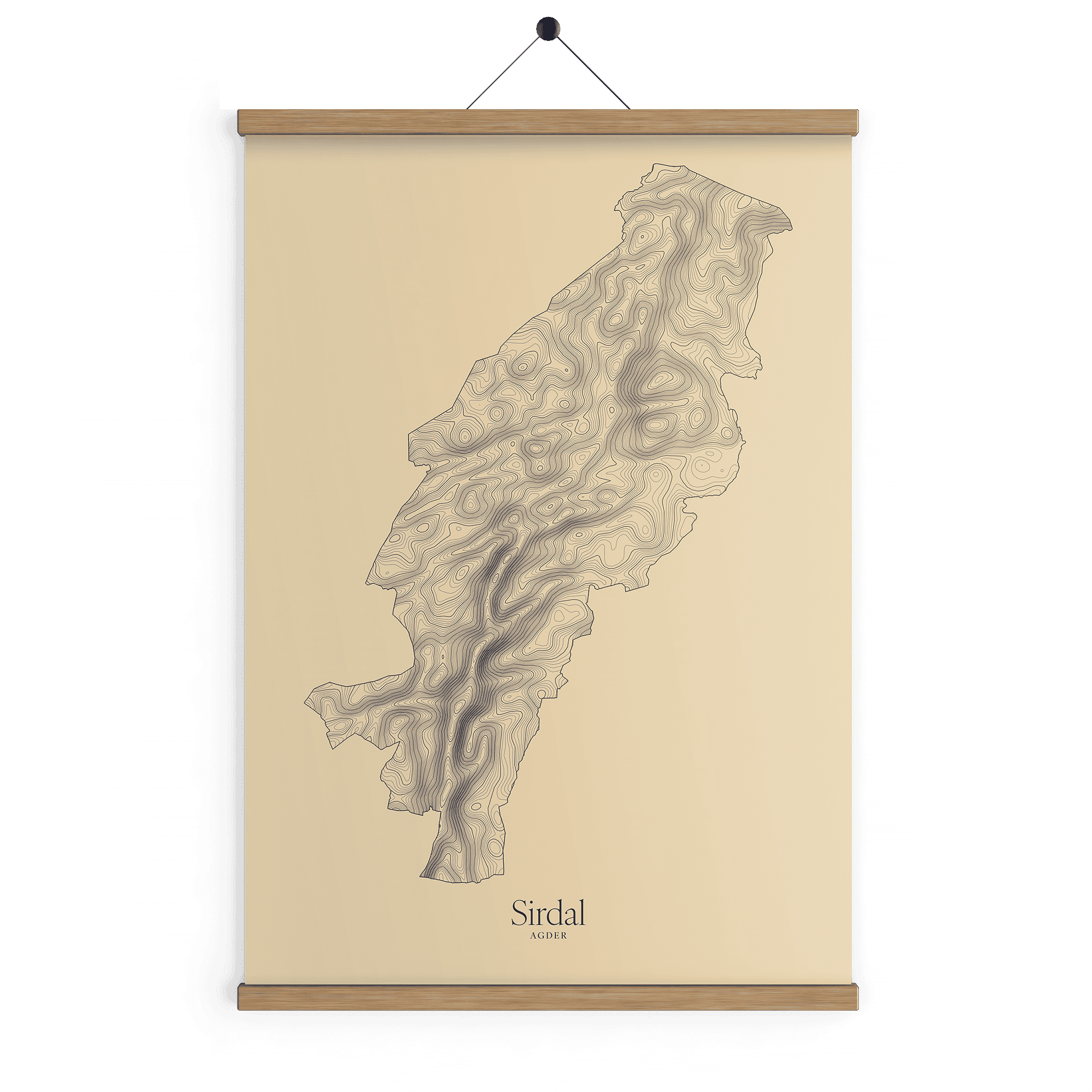 Sirdal kotekart - Sandstein