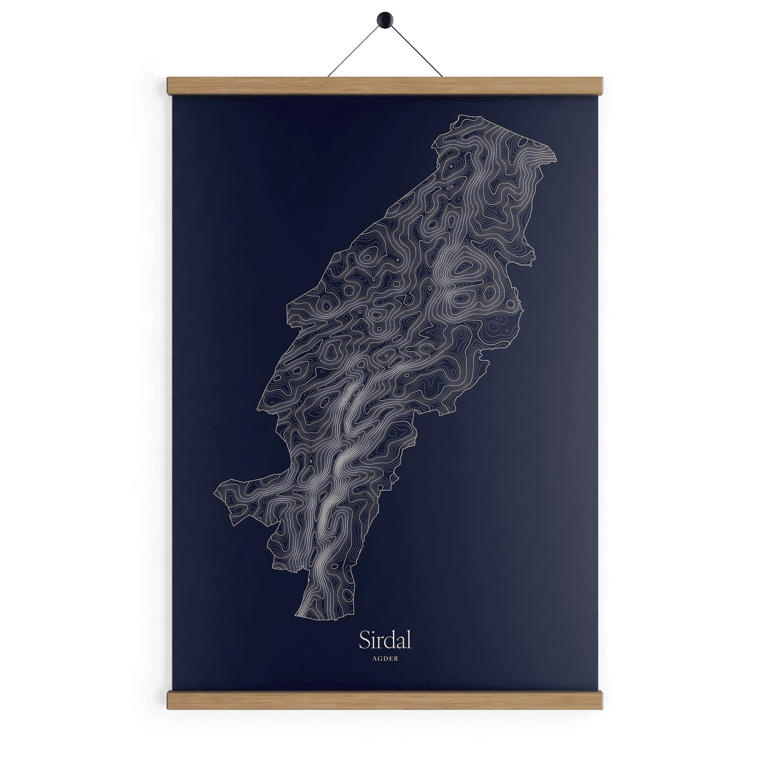 Sirdal kotekart - Vinternatt