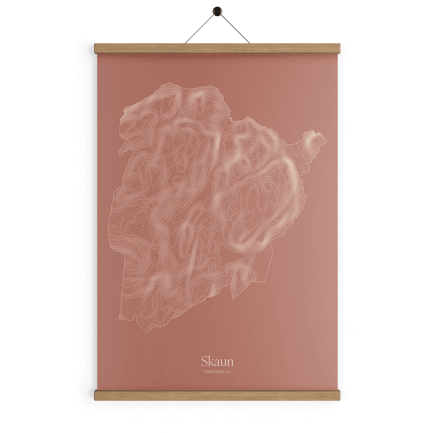 Skaun kotekart - Rustrød