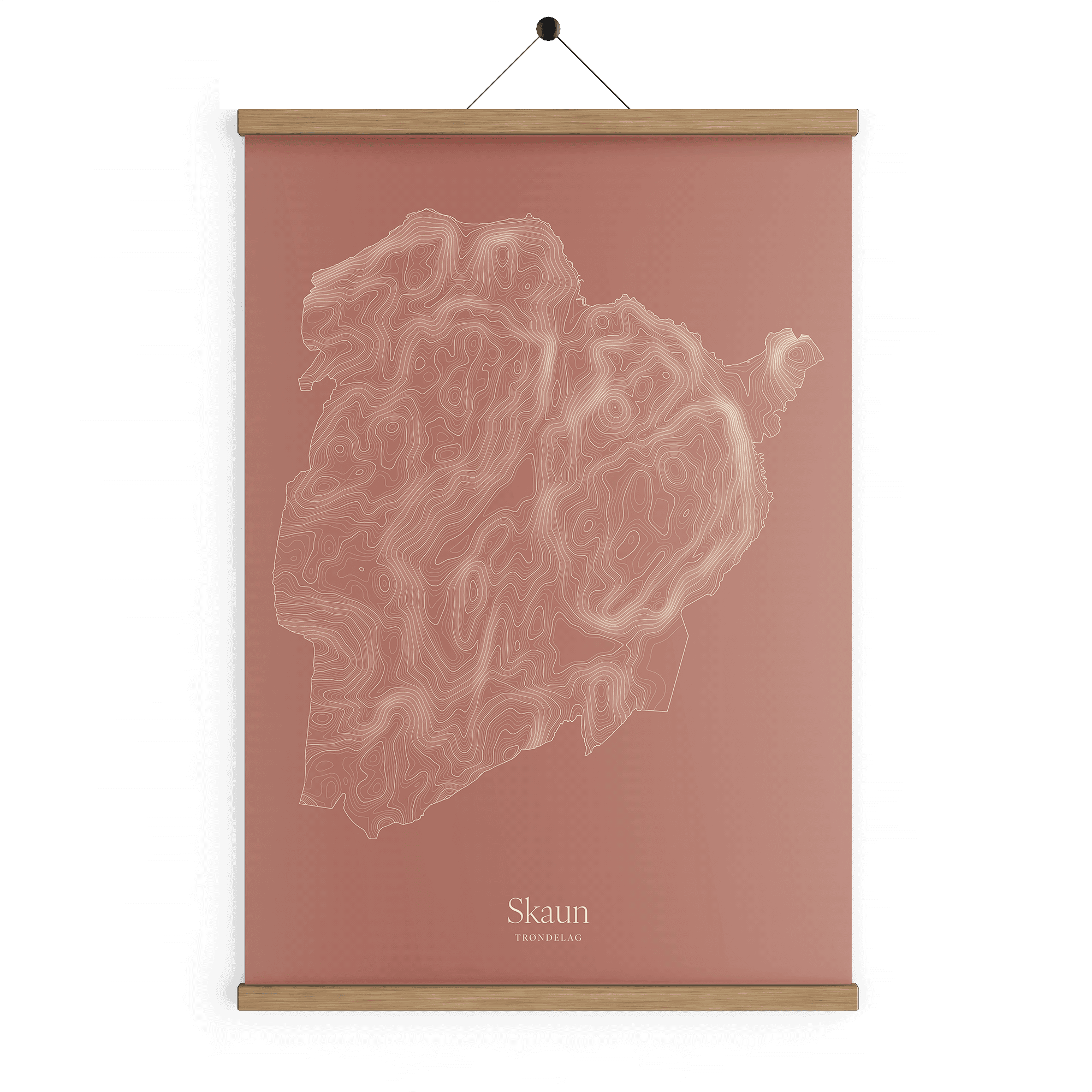Skaun kotekart - Rustrød