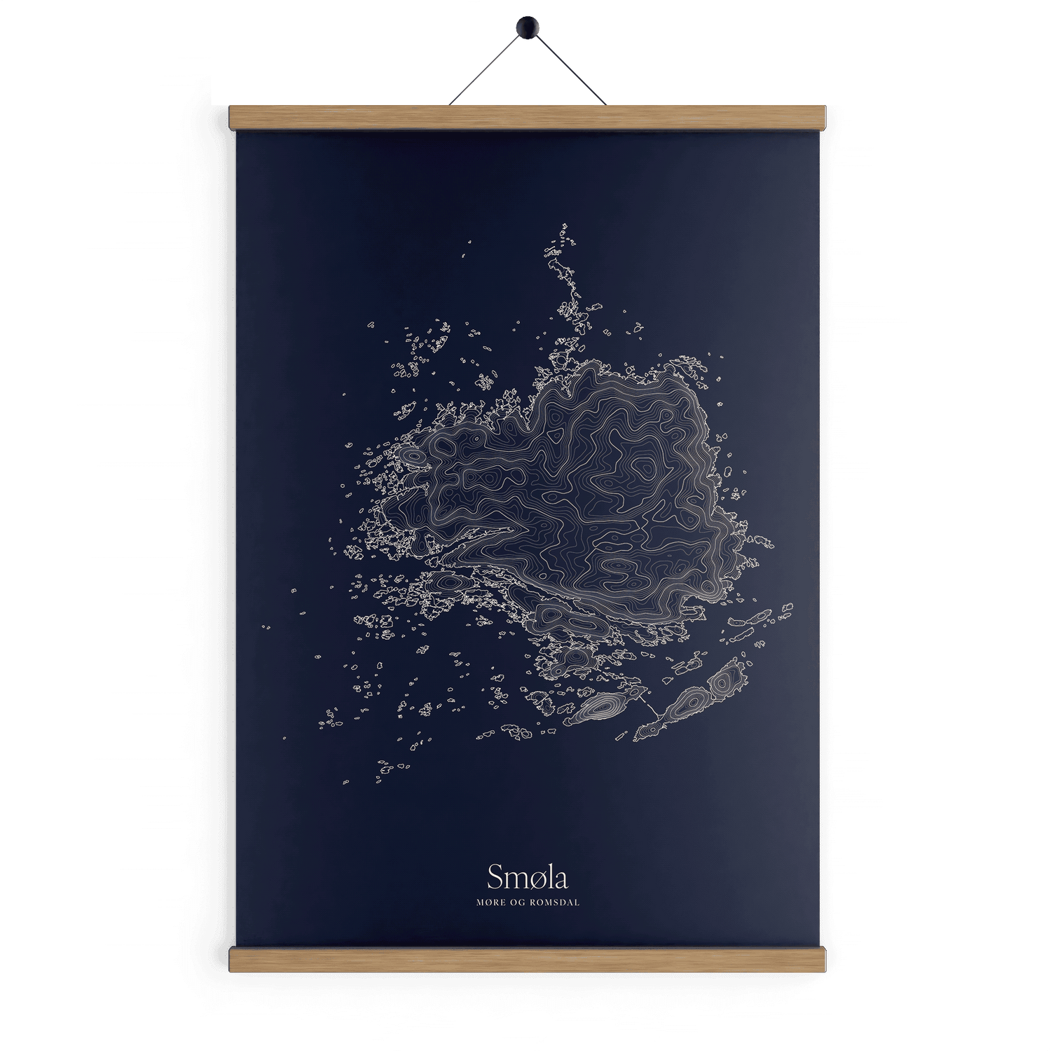 Smøla kotekart - Vinternatt