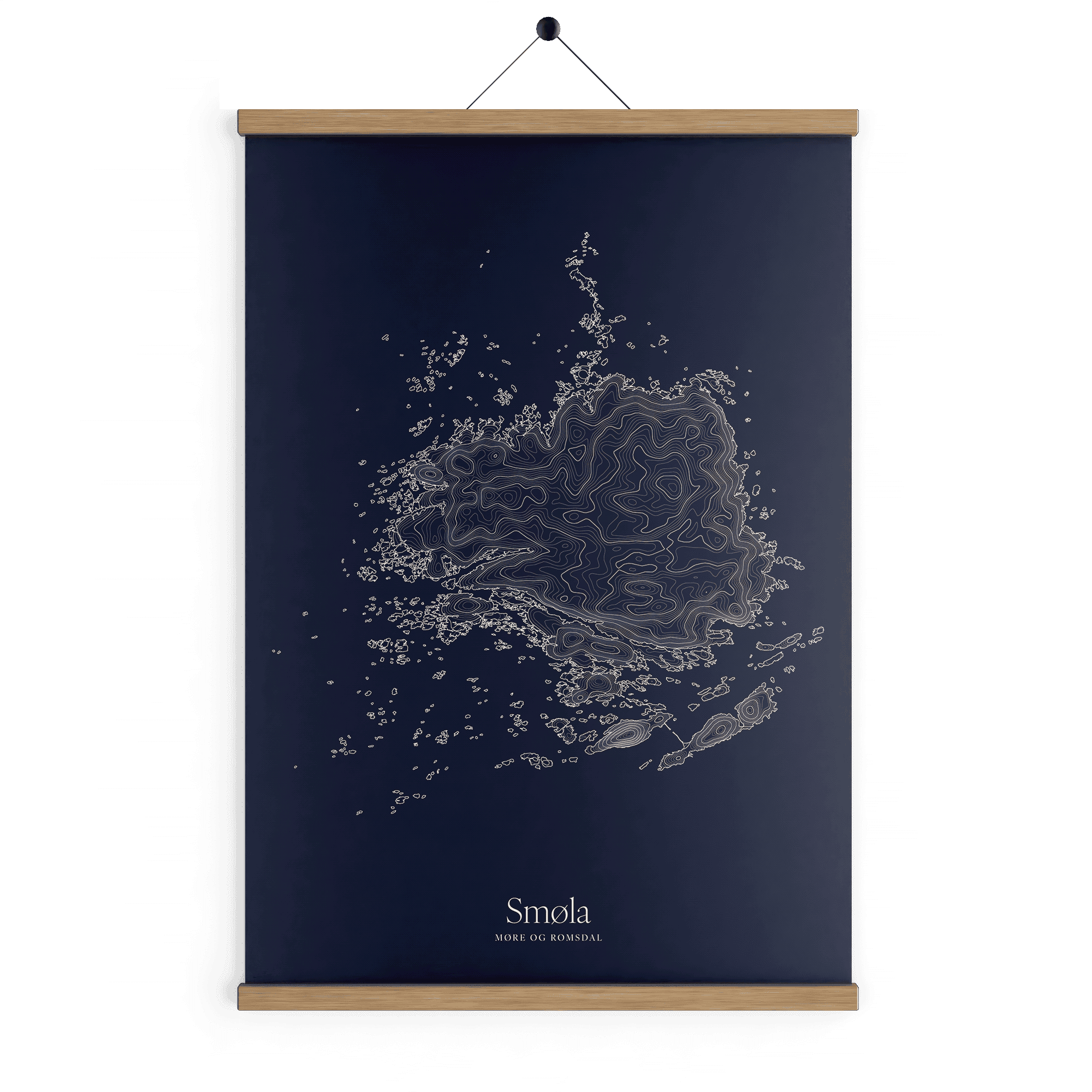 Smøla kotekart - Vinternatt