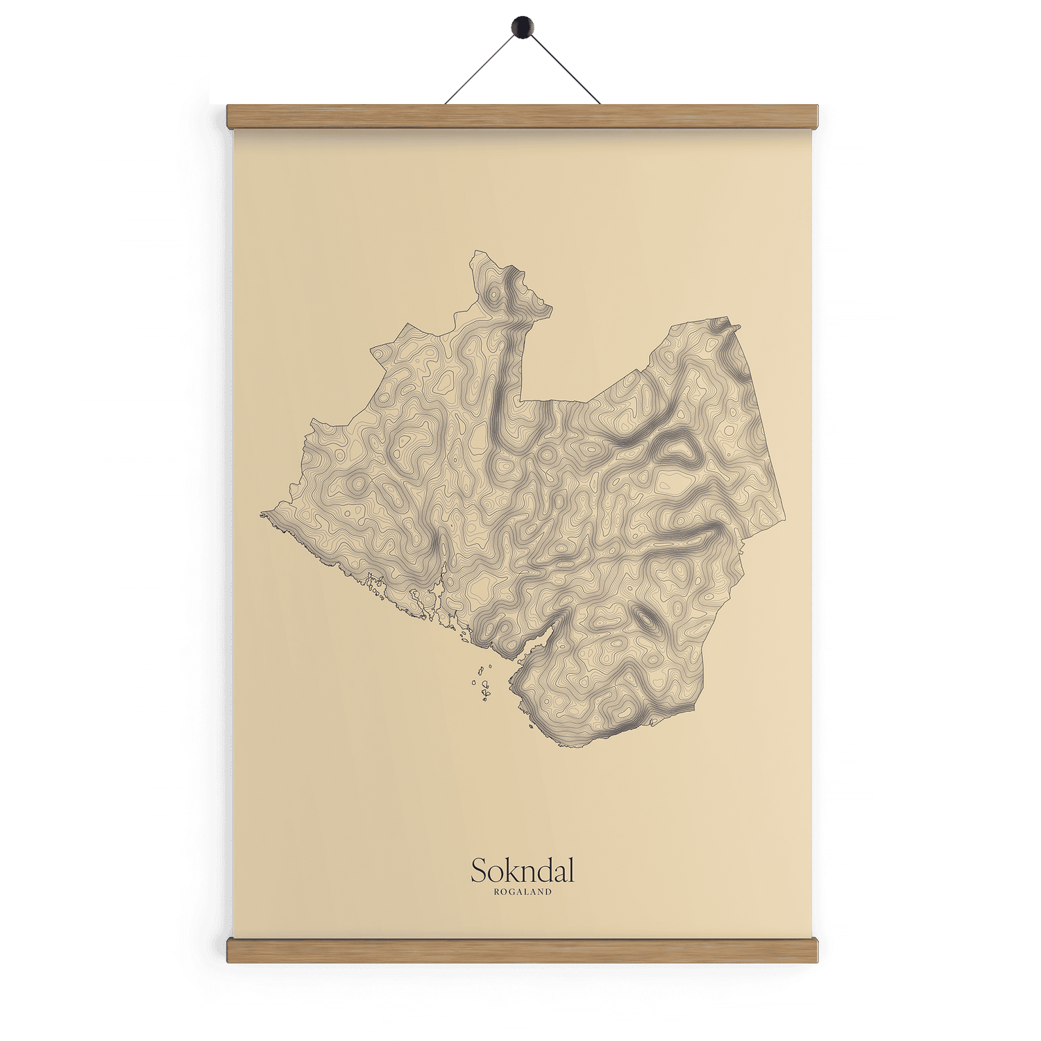Sokndal kotekart - Sandstein