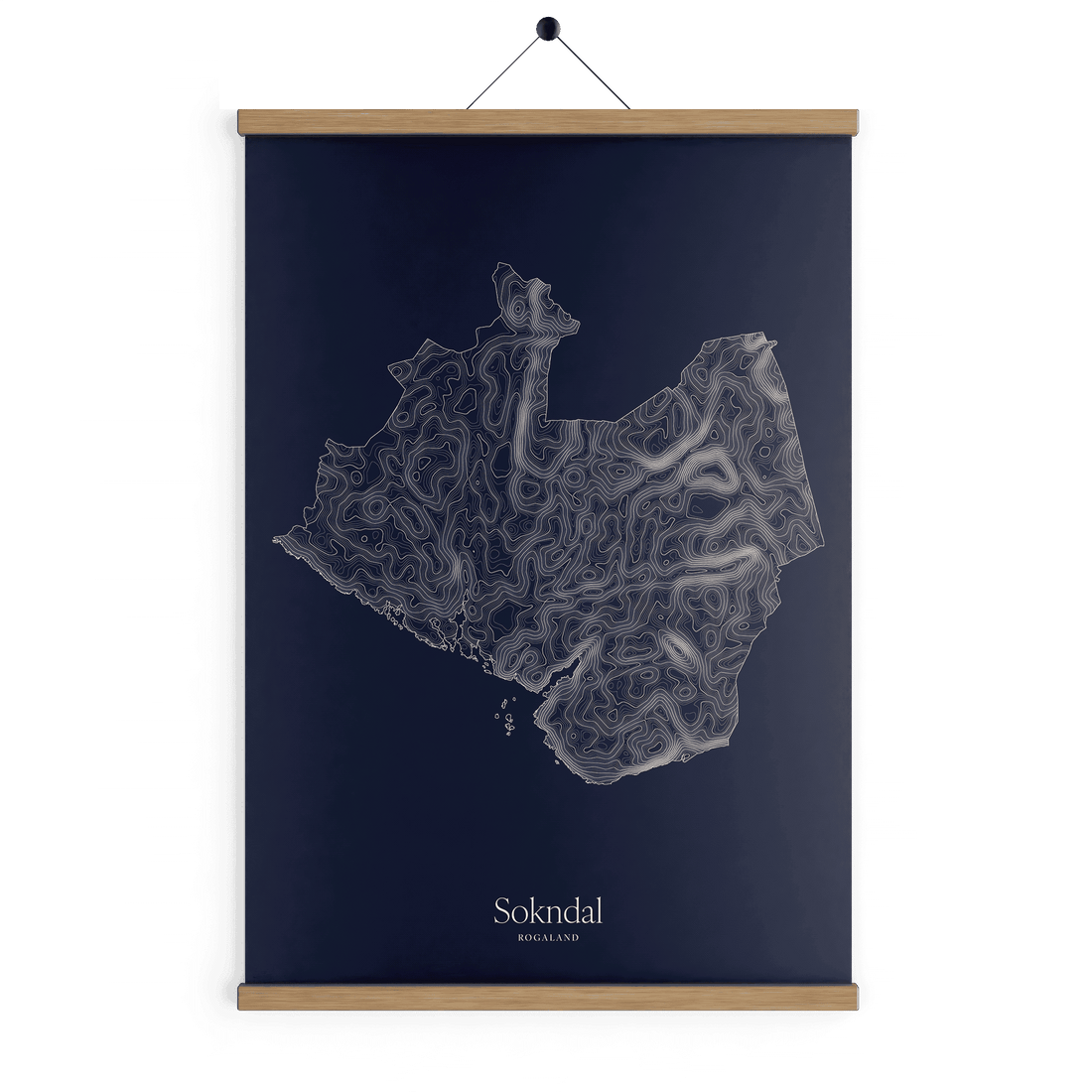 Sokndal kotekart - Vinternatt