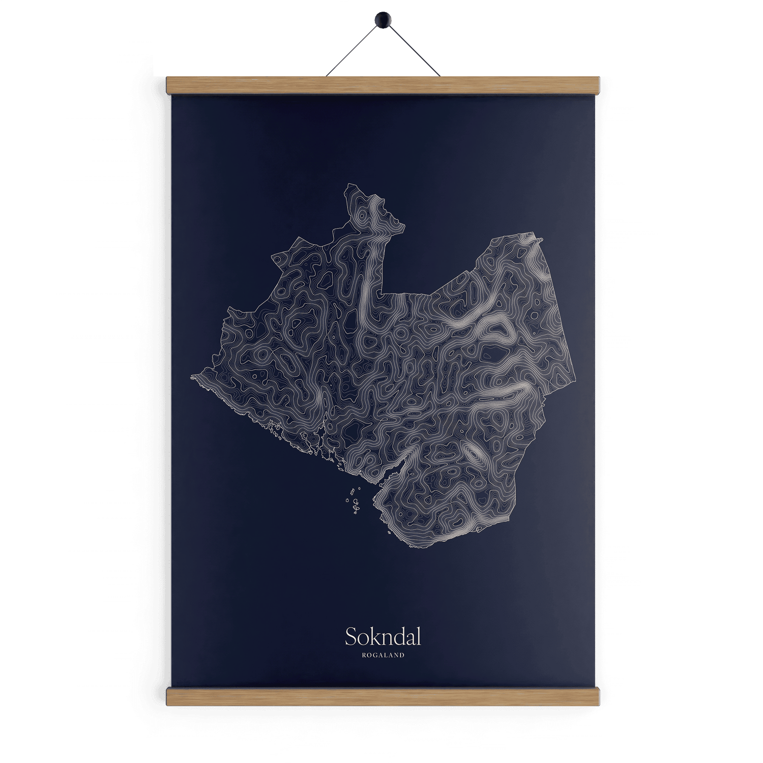 Sokndal kotekart - Vinternatt
