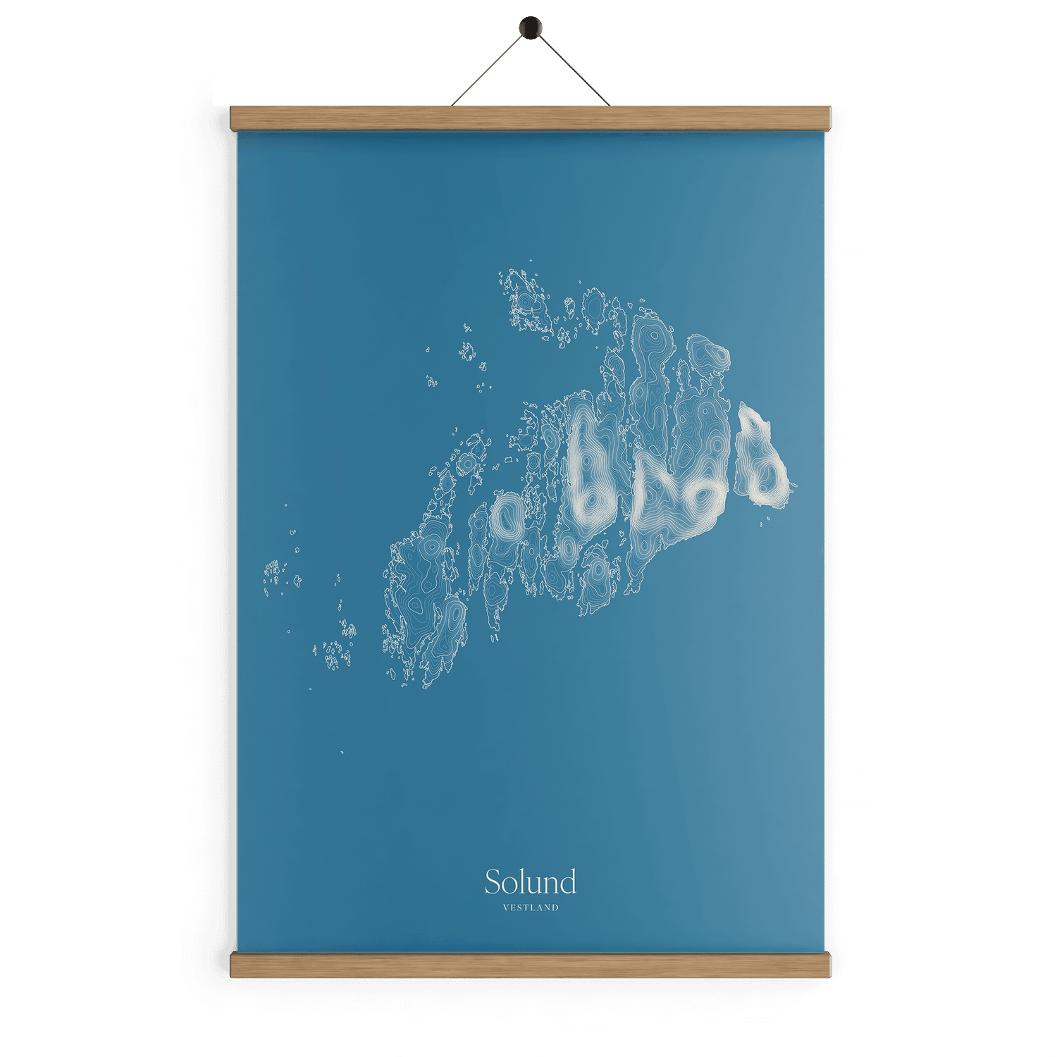 Solund kotekart - Himmelblå