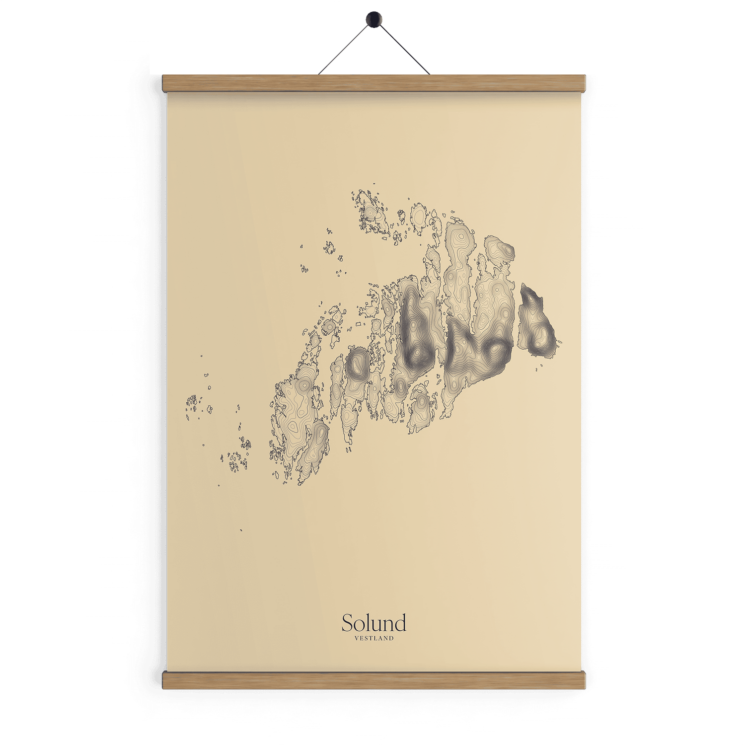 Solund kotekart - Sandstein