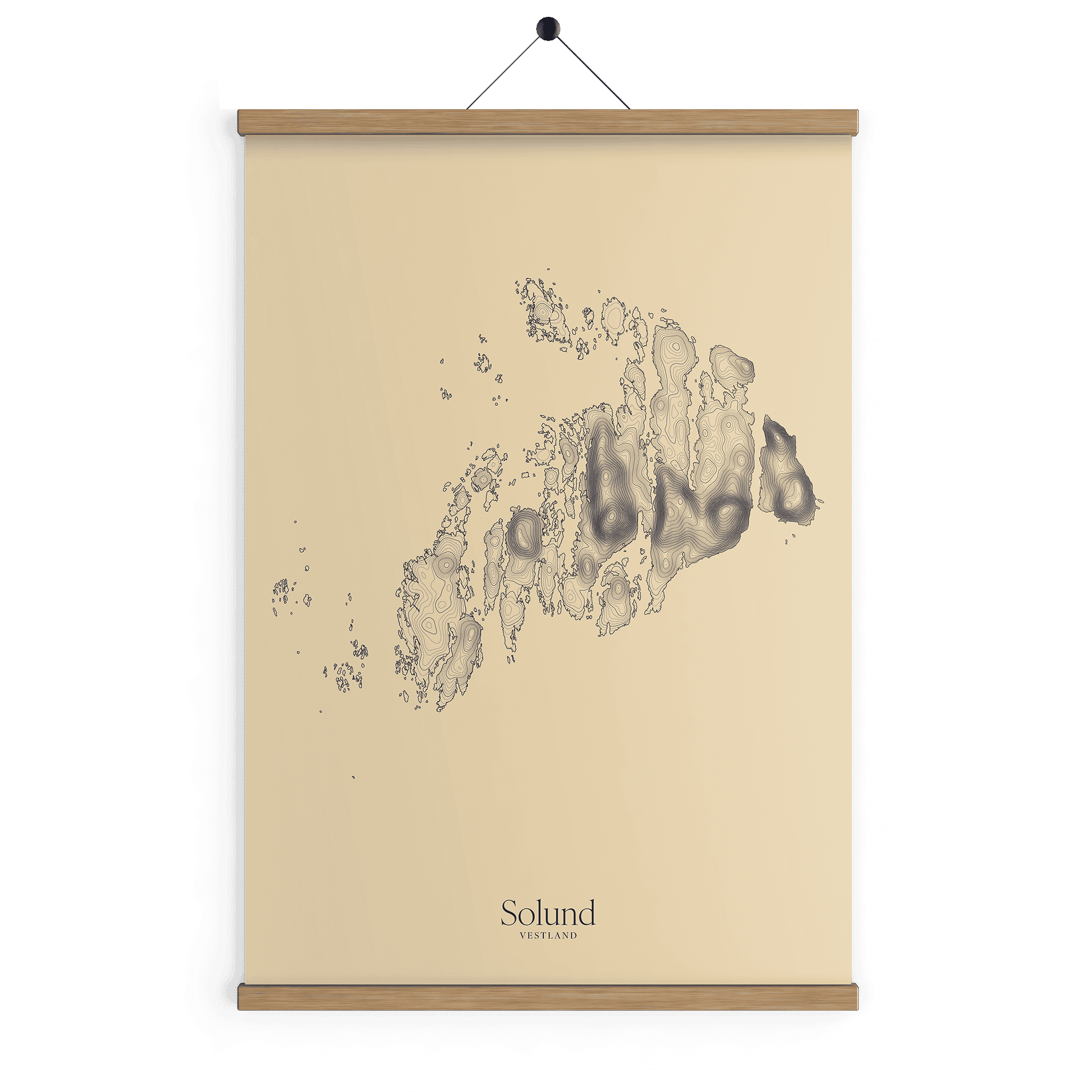 Solund kotekart - Sandstein