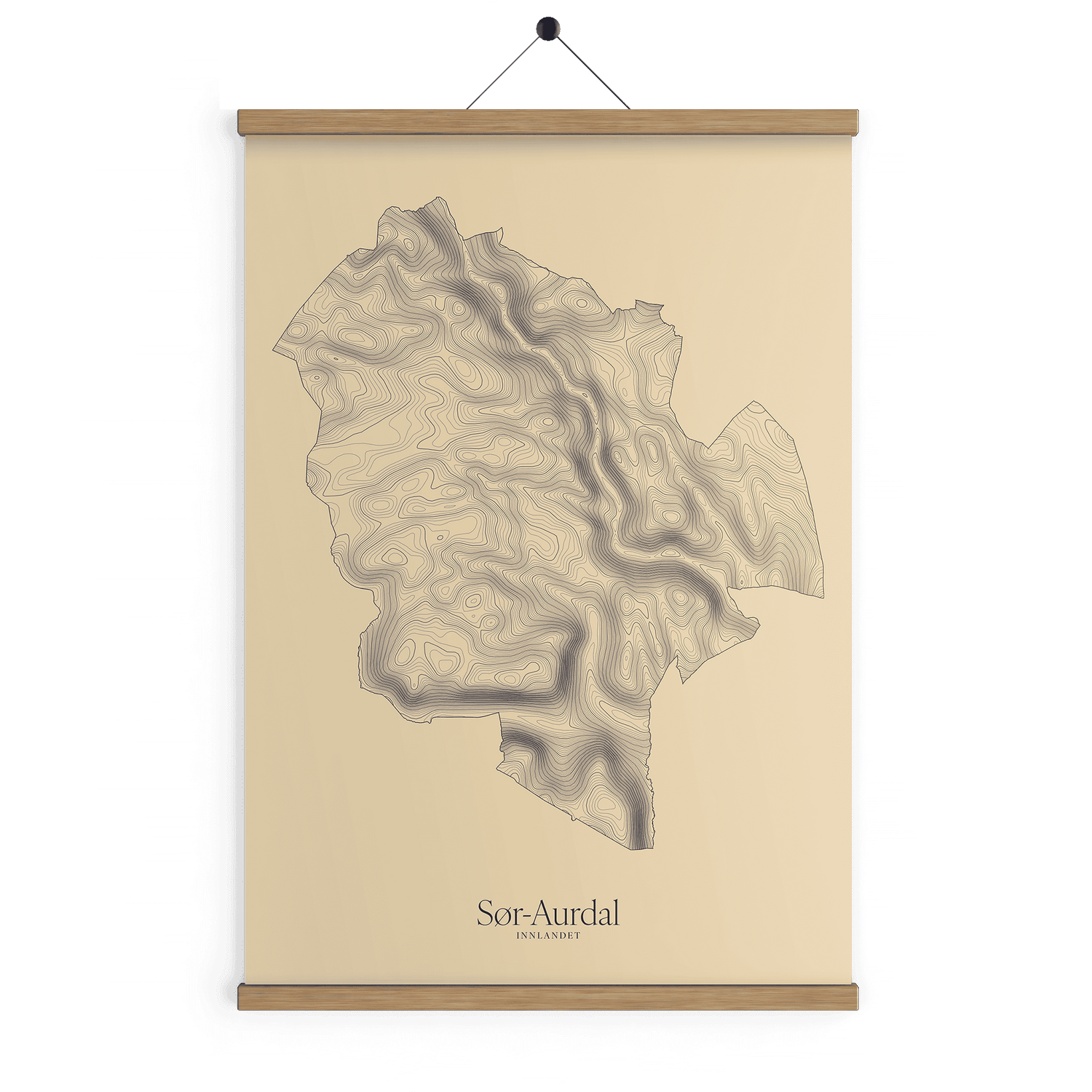 Sør-Aurdal kotekart - Sandstein