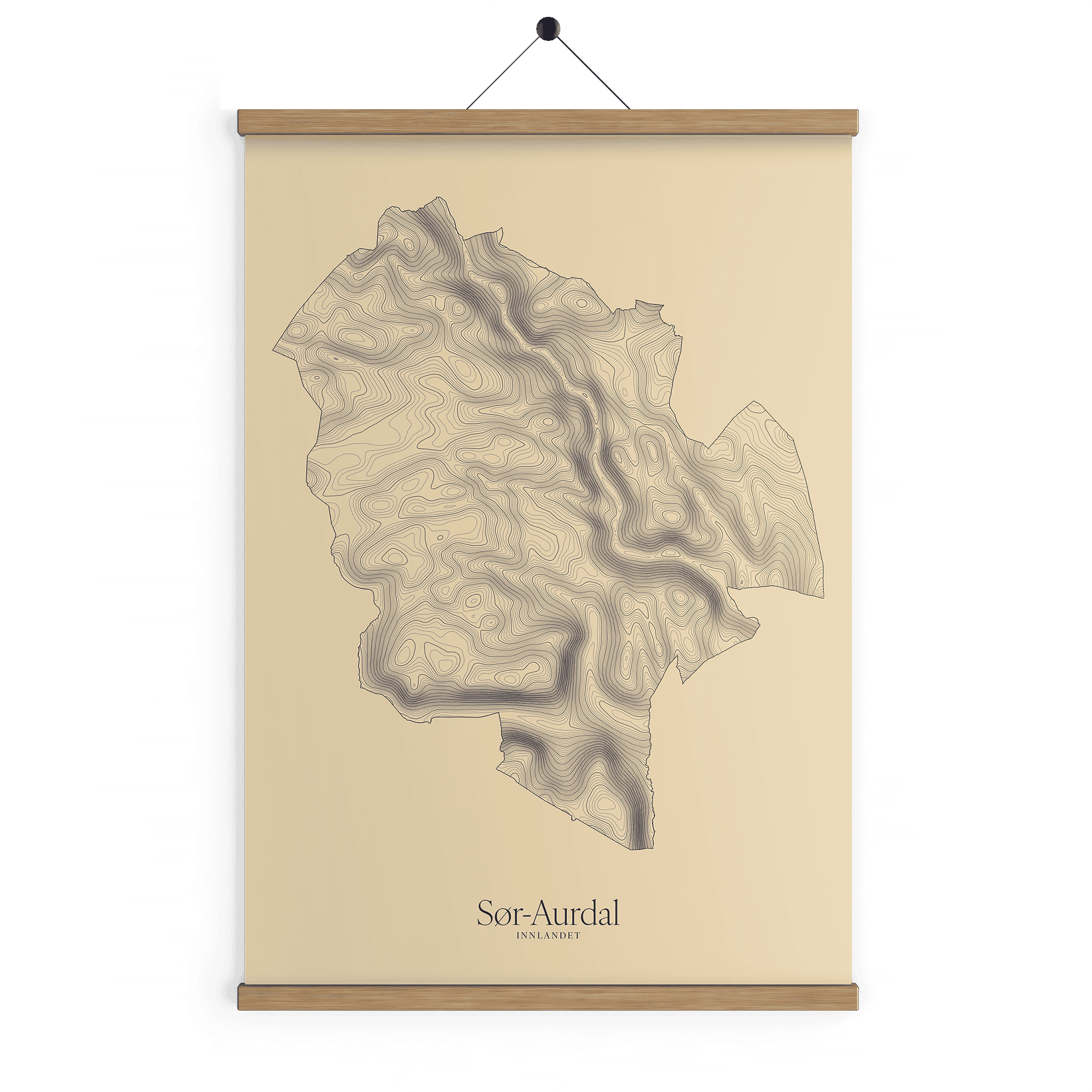 Sør-Aurdal kotekart - Sandstein