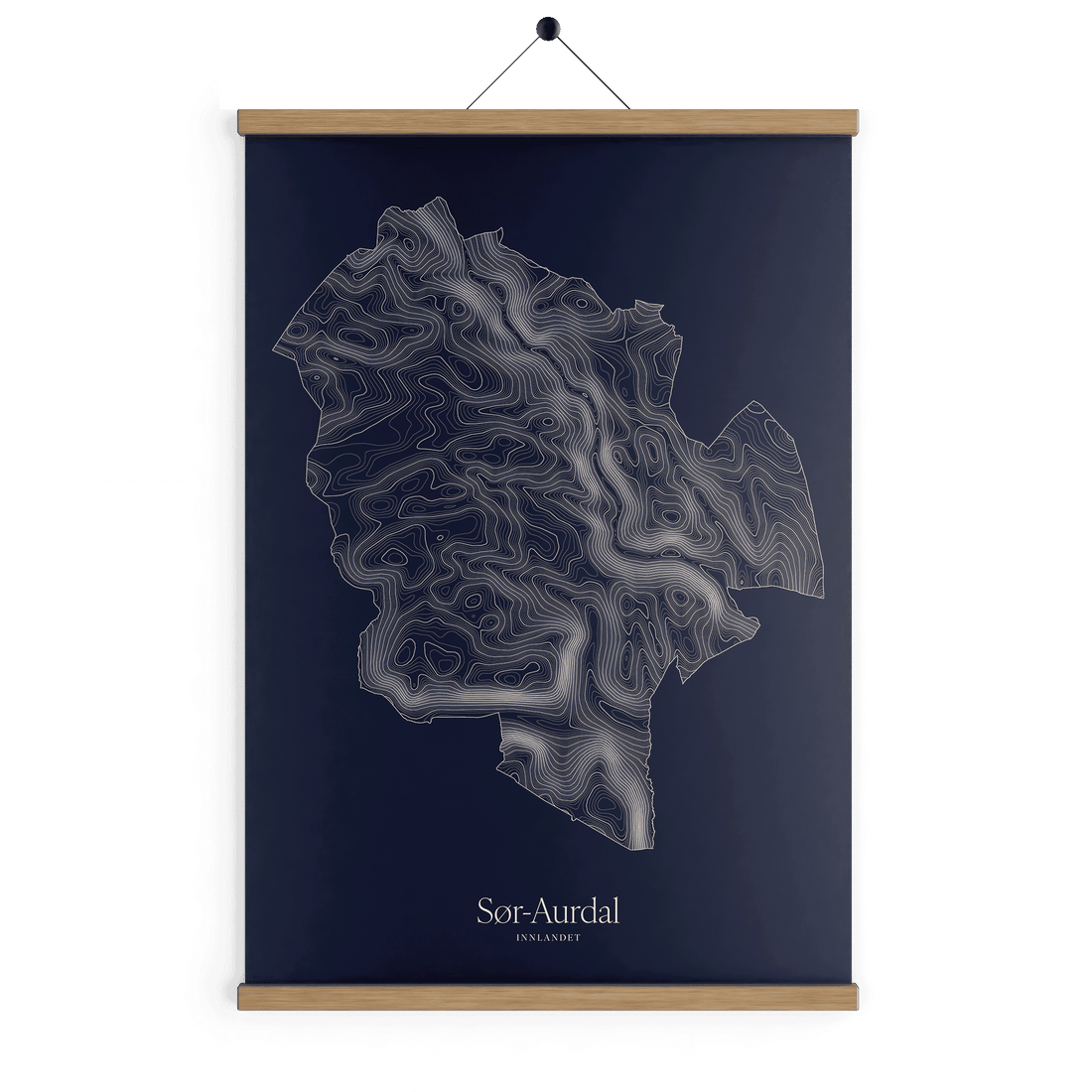 Sør-Aurdal kotekart - Vinternatt