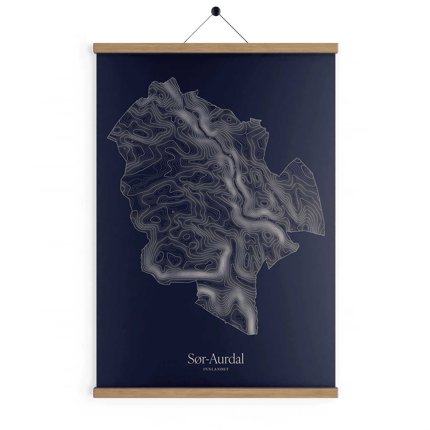 Sør-Aurdal kotekart - Vinternatt