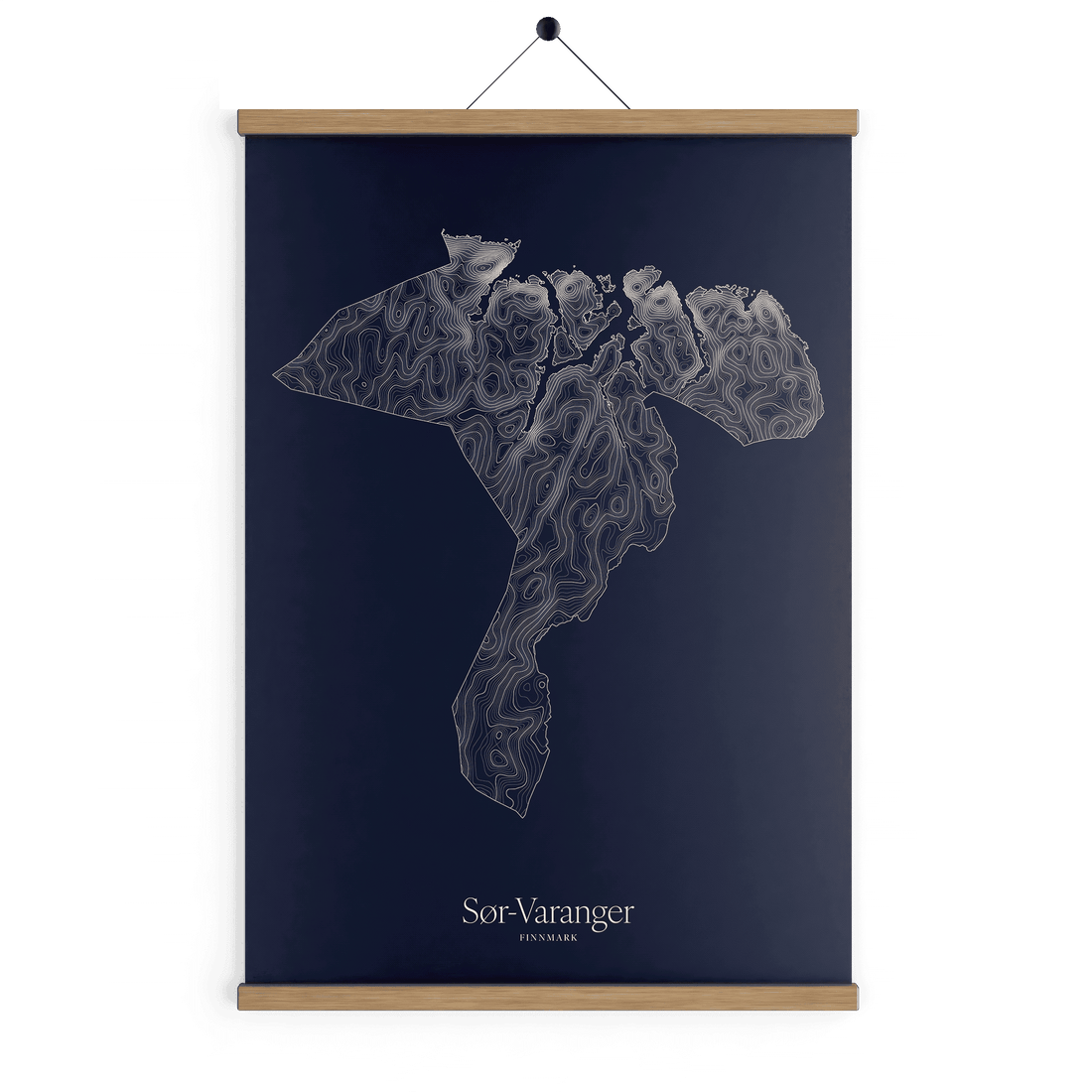 Sør-Varanger kotekart - Vinternatt