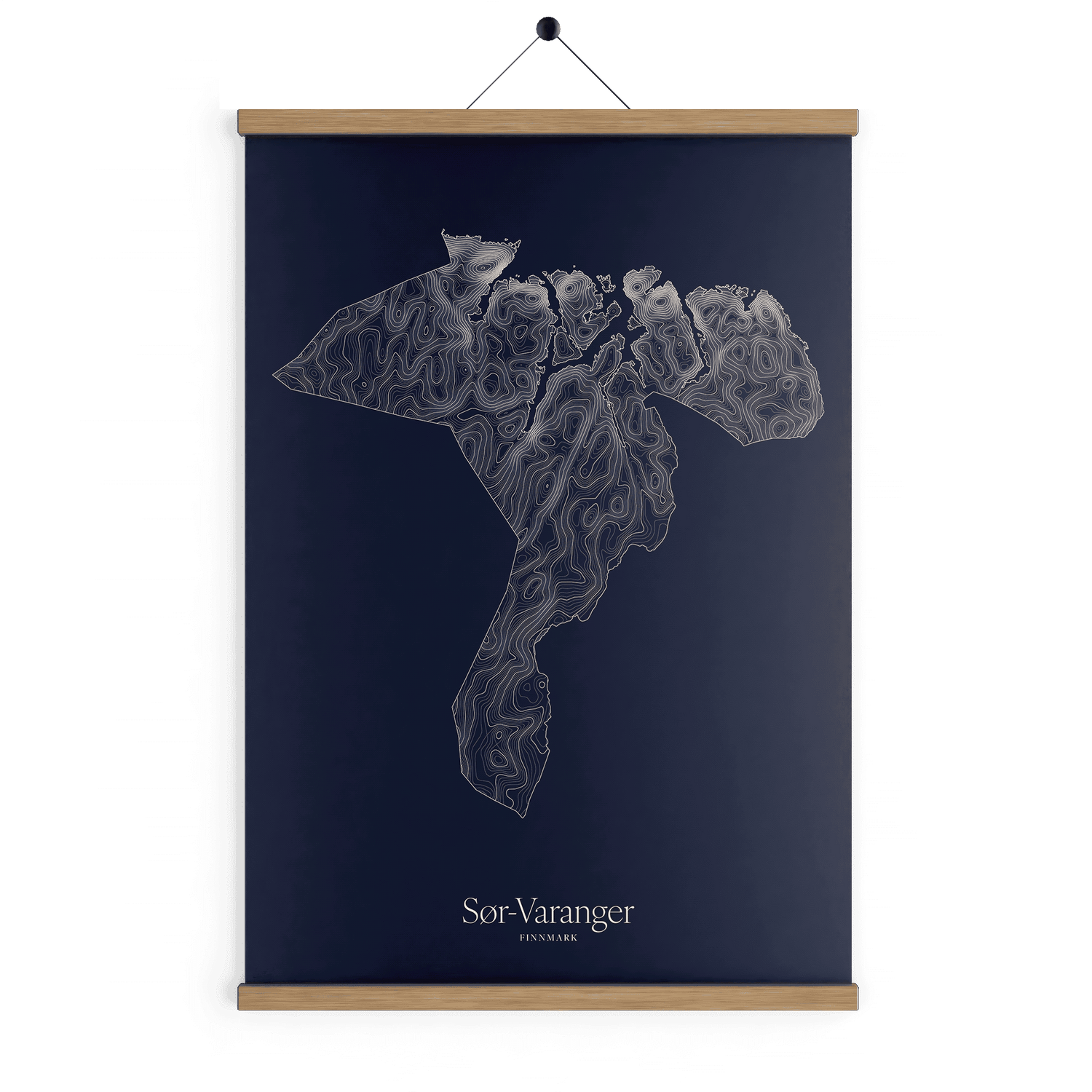 Sør-Varanger kotekart - Vinternatt