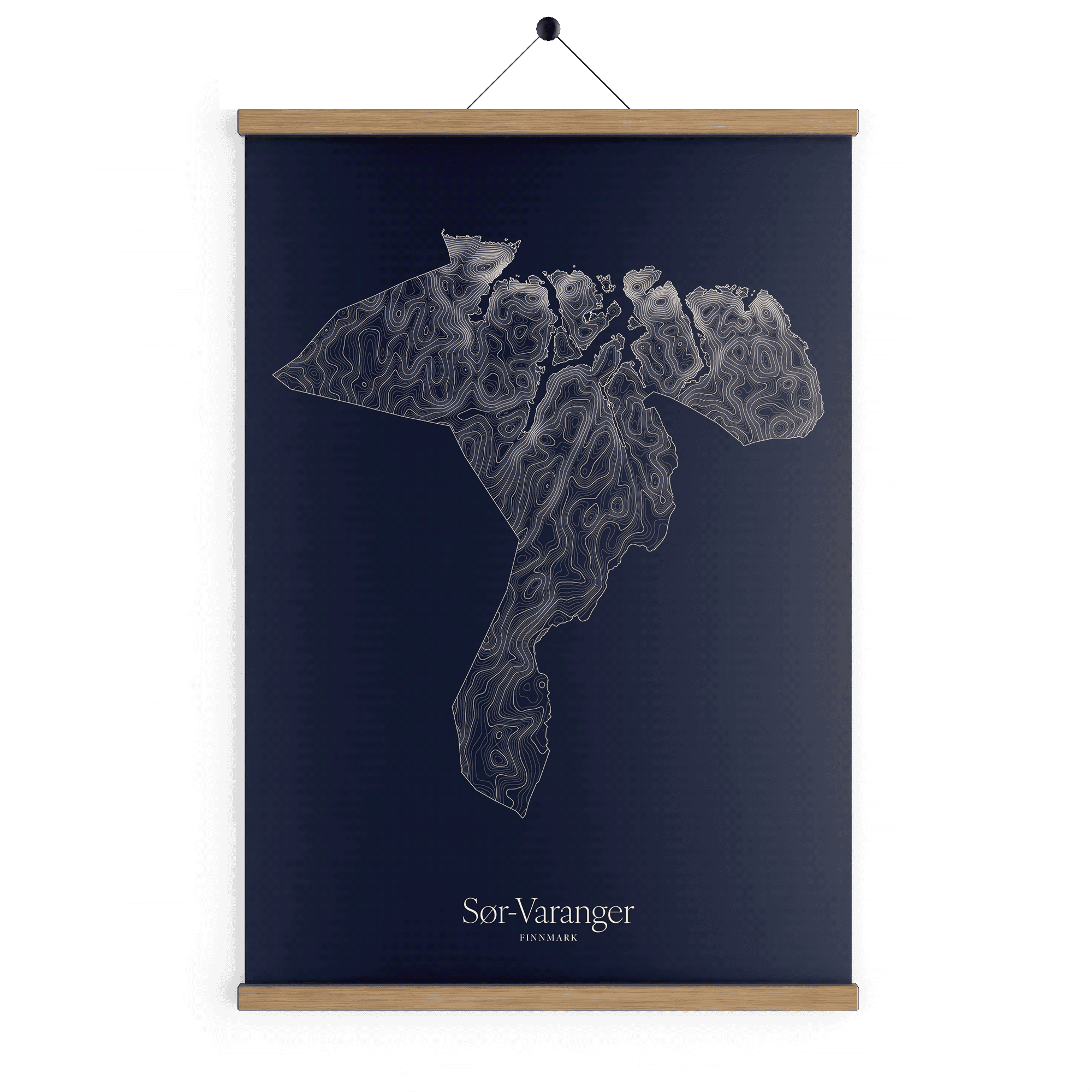 Sør-Varanger kotekart - Vinternatt