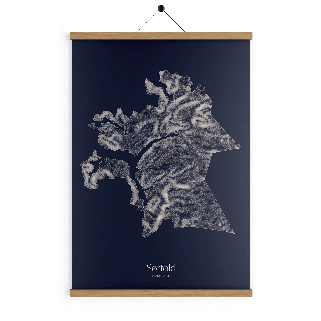 Sørfold kotekart - Vinternatt