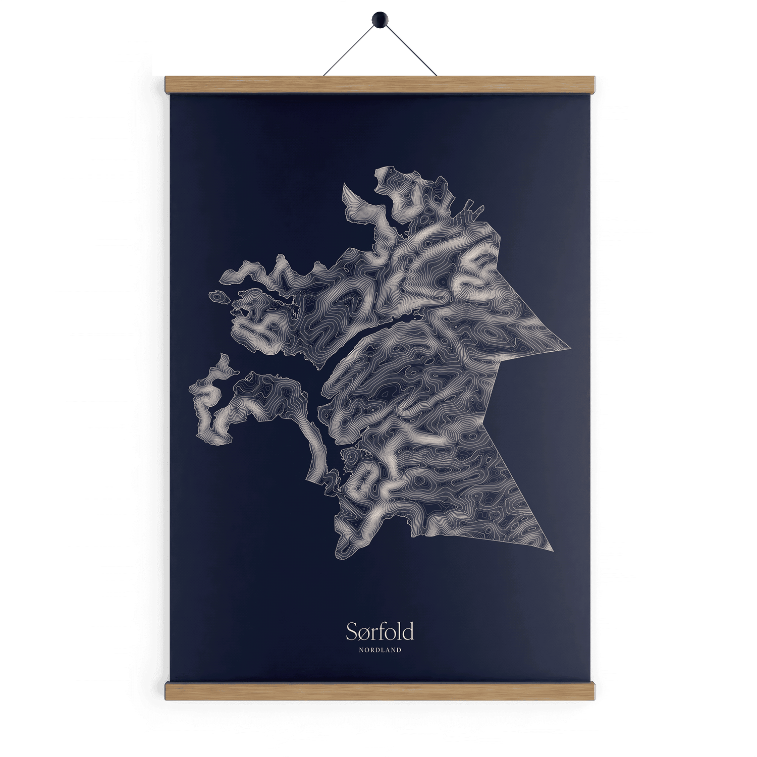 Sørfold kotekart - Vinternatt