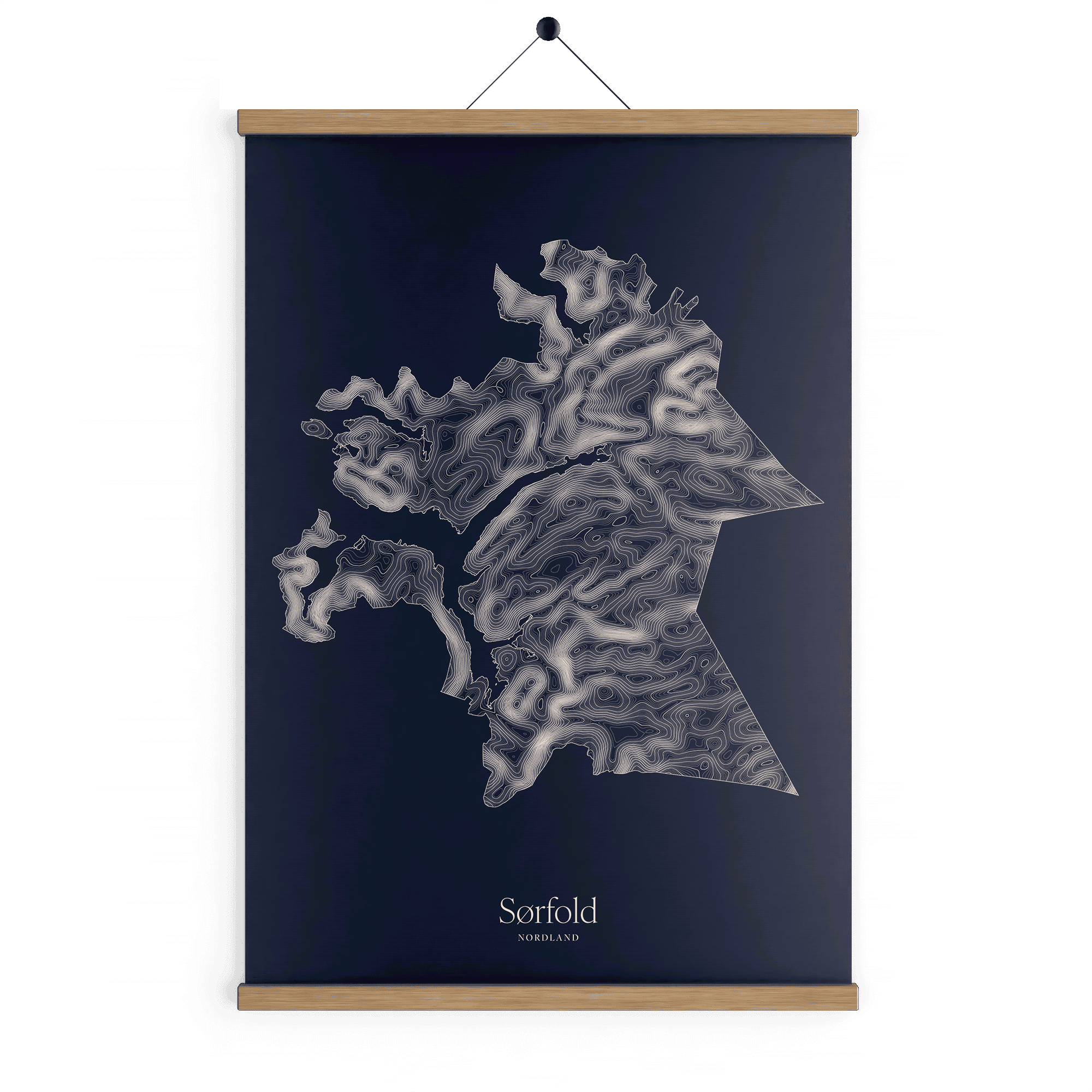 Sørfold kotekart - Vinternatt