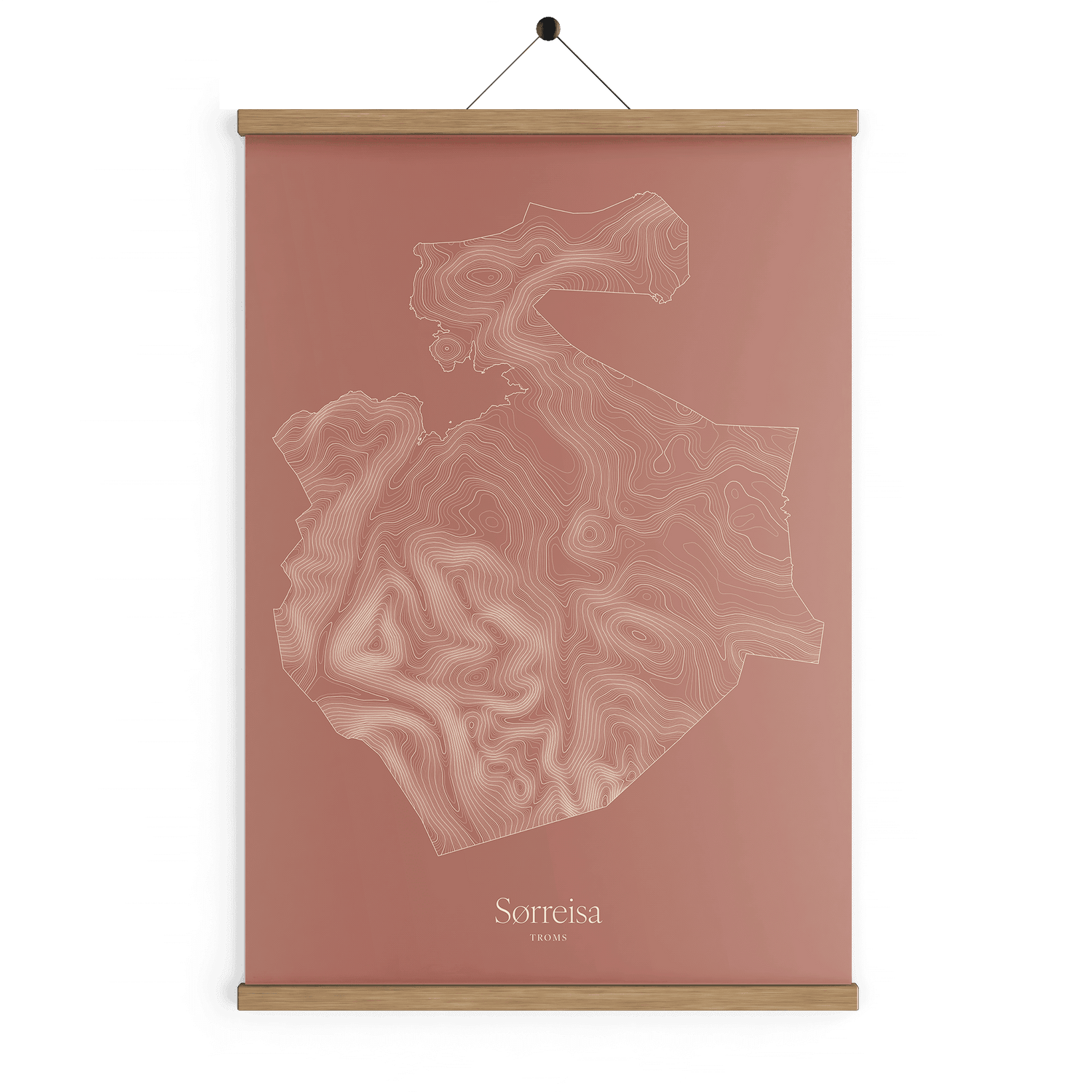 Sørreisa kotekart - Rustrød