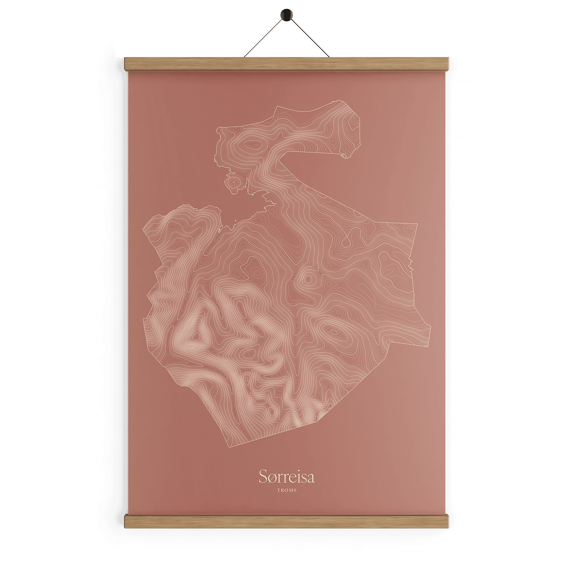 Sørreisa kotekart - Rustrød