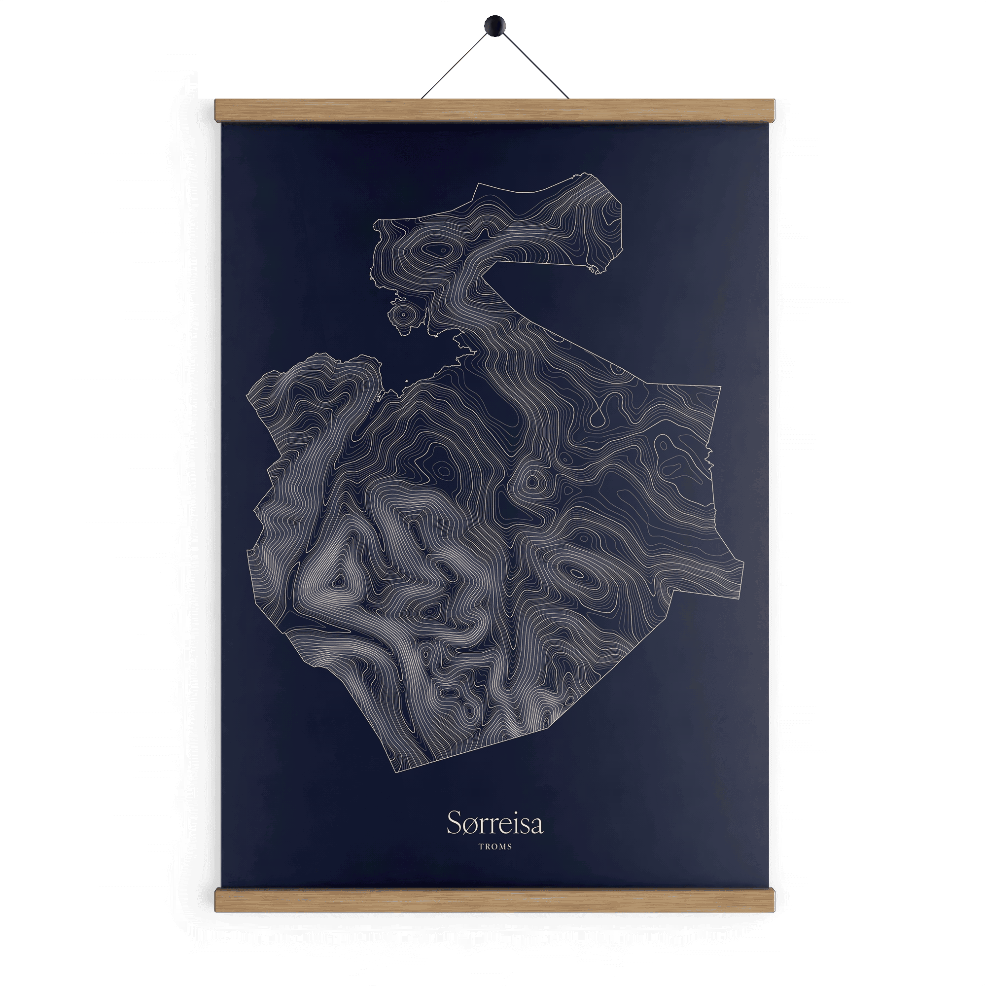 Sørreisa kotekart - Vinternatt