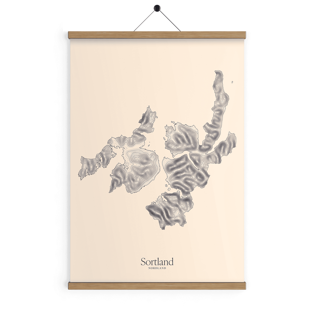 Sortland kotekart - Bomull