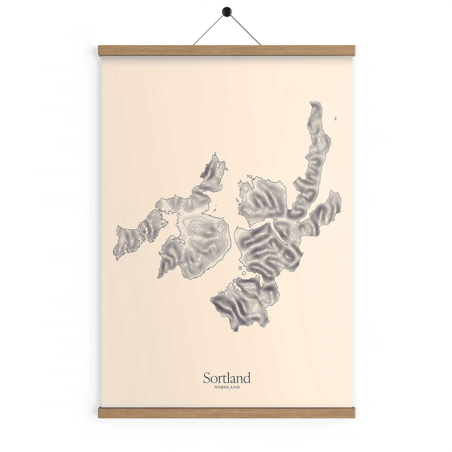 Sortland kotekart - Bomull