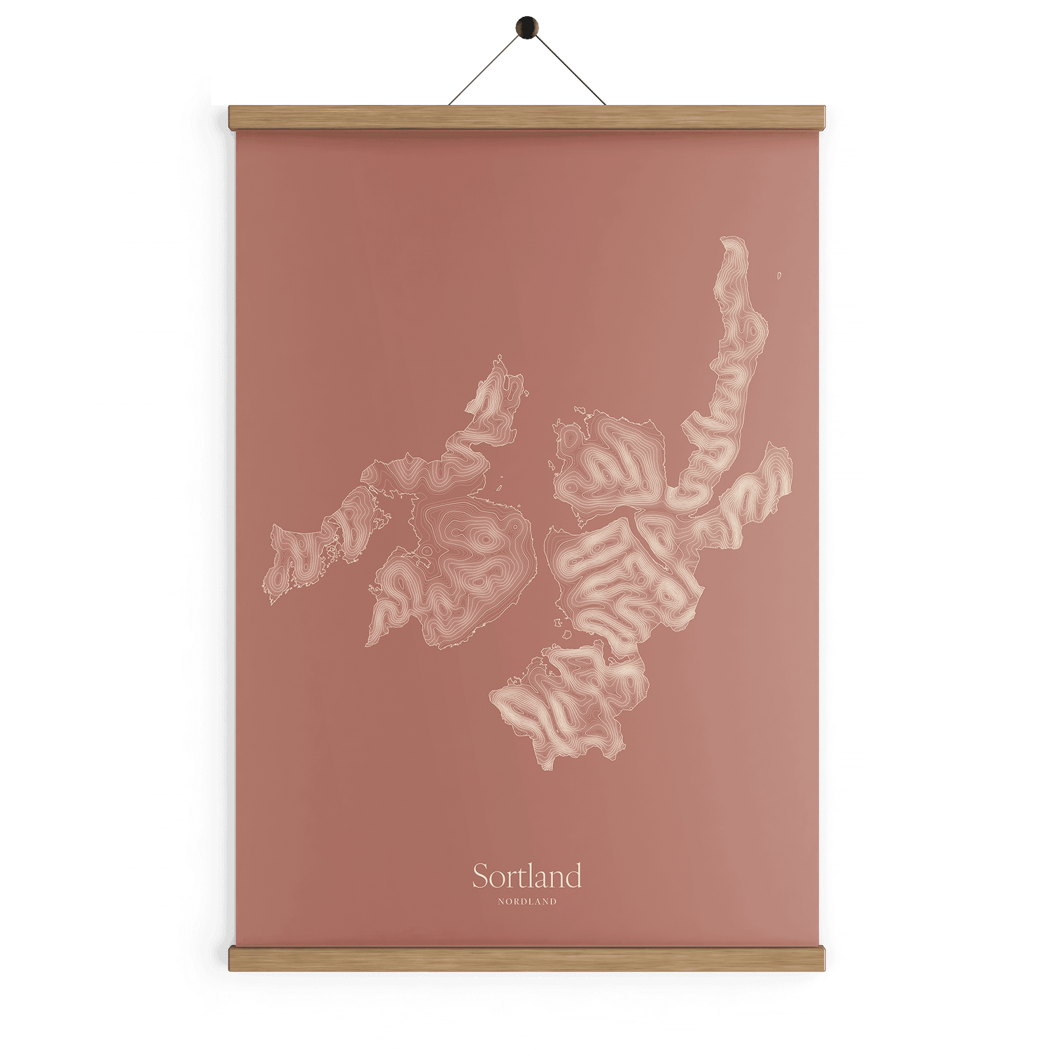 Sortland kotekart - Rustrød