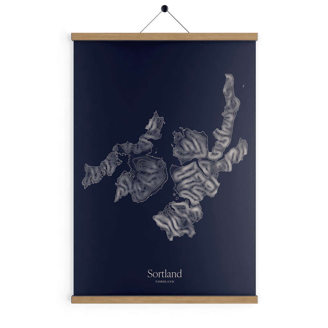 Sortland kotekart - Vinternatt