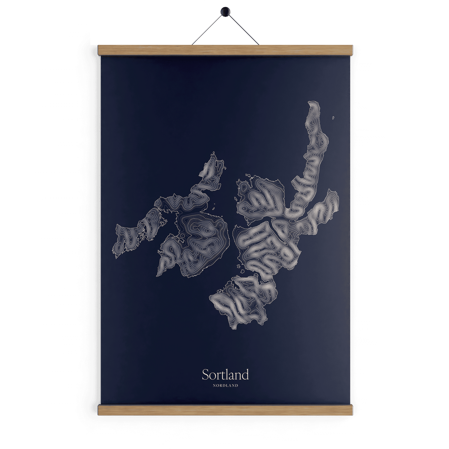 Sortland kotekart - Vinternatt