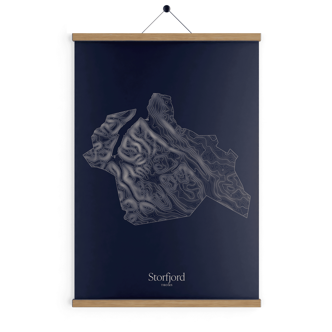 Storfjord kotekart - Vinternatt