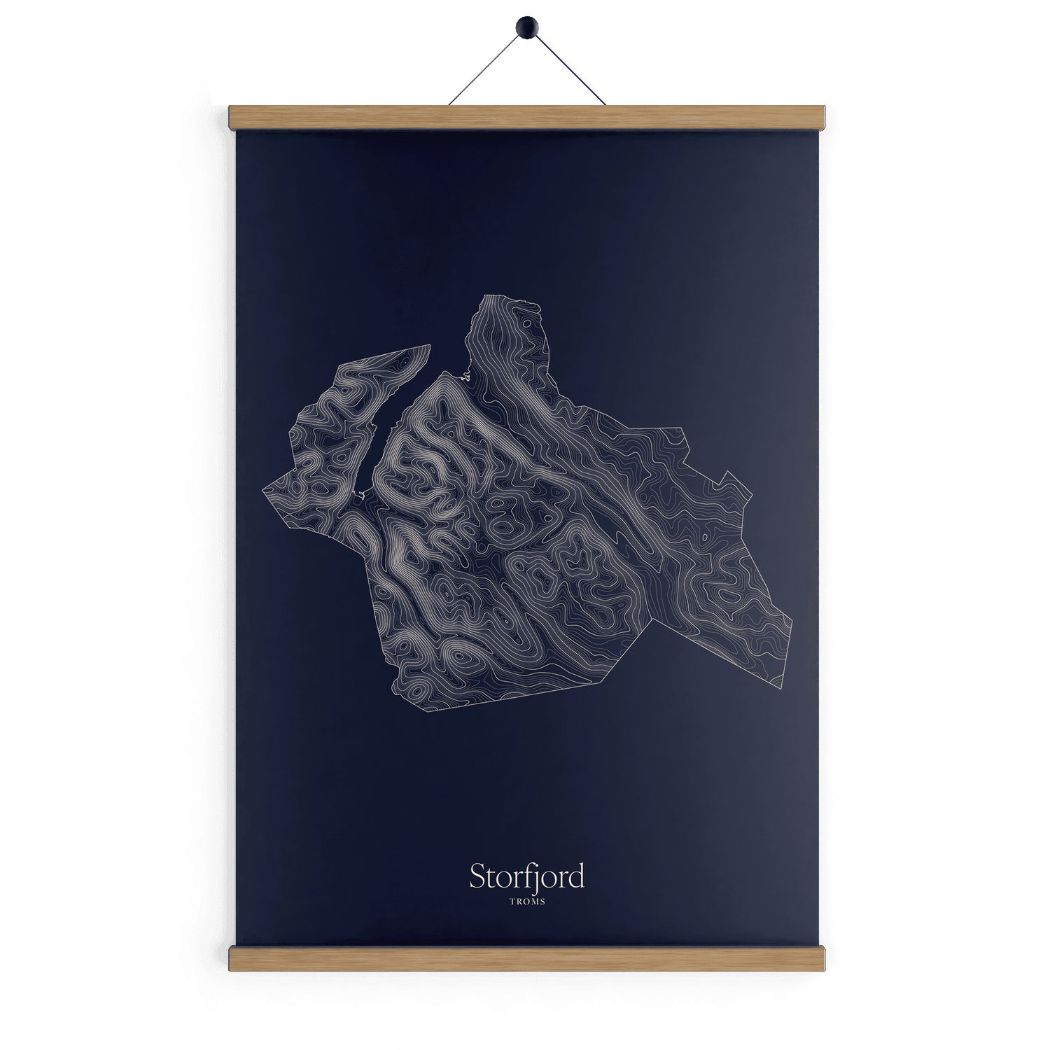 Storfjord kotekart - Vinternatt