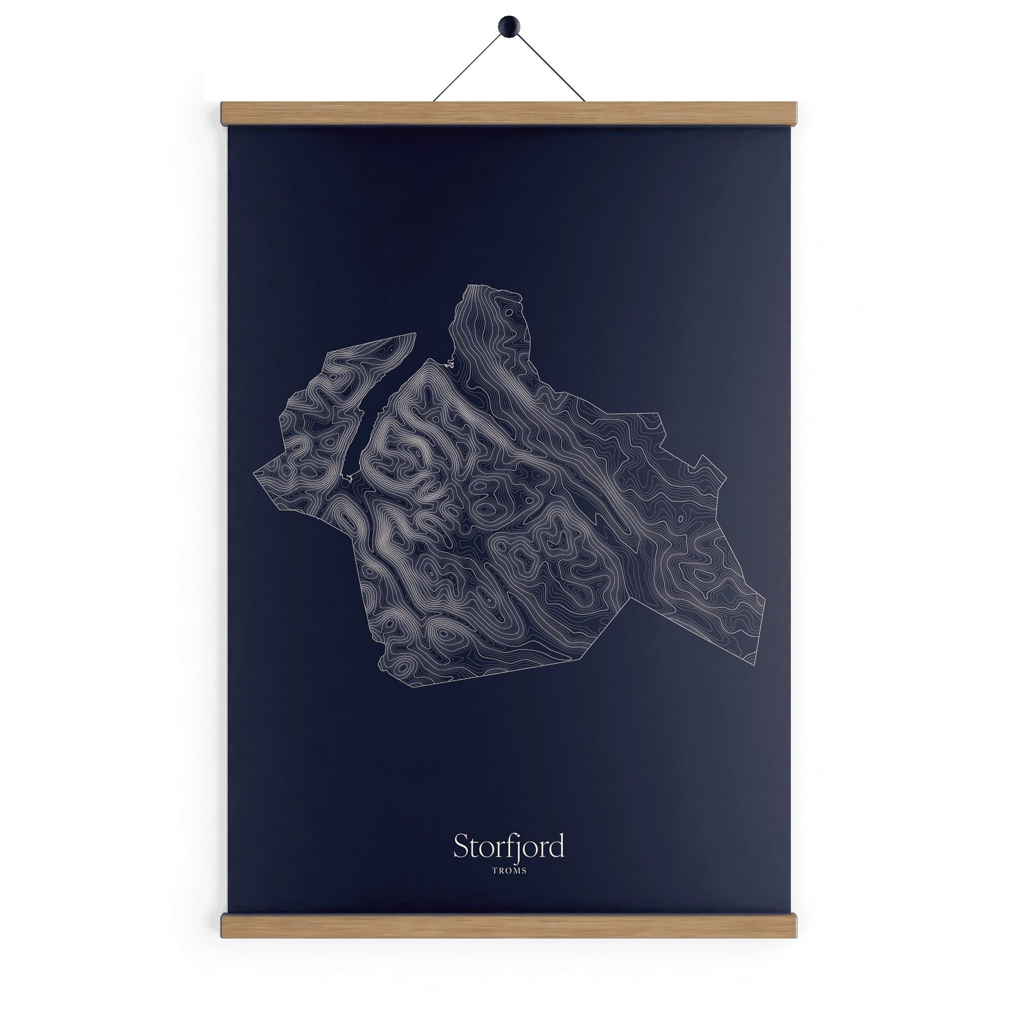 Storfjord kotekart - Vinternatt
