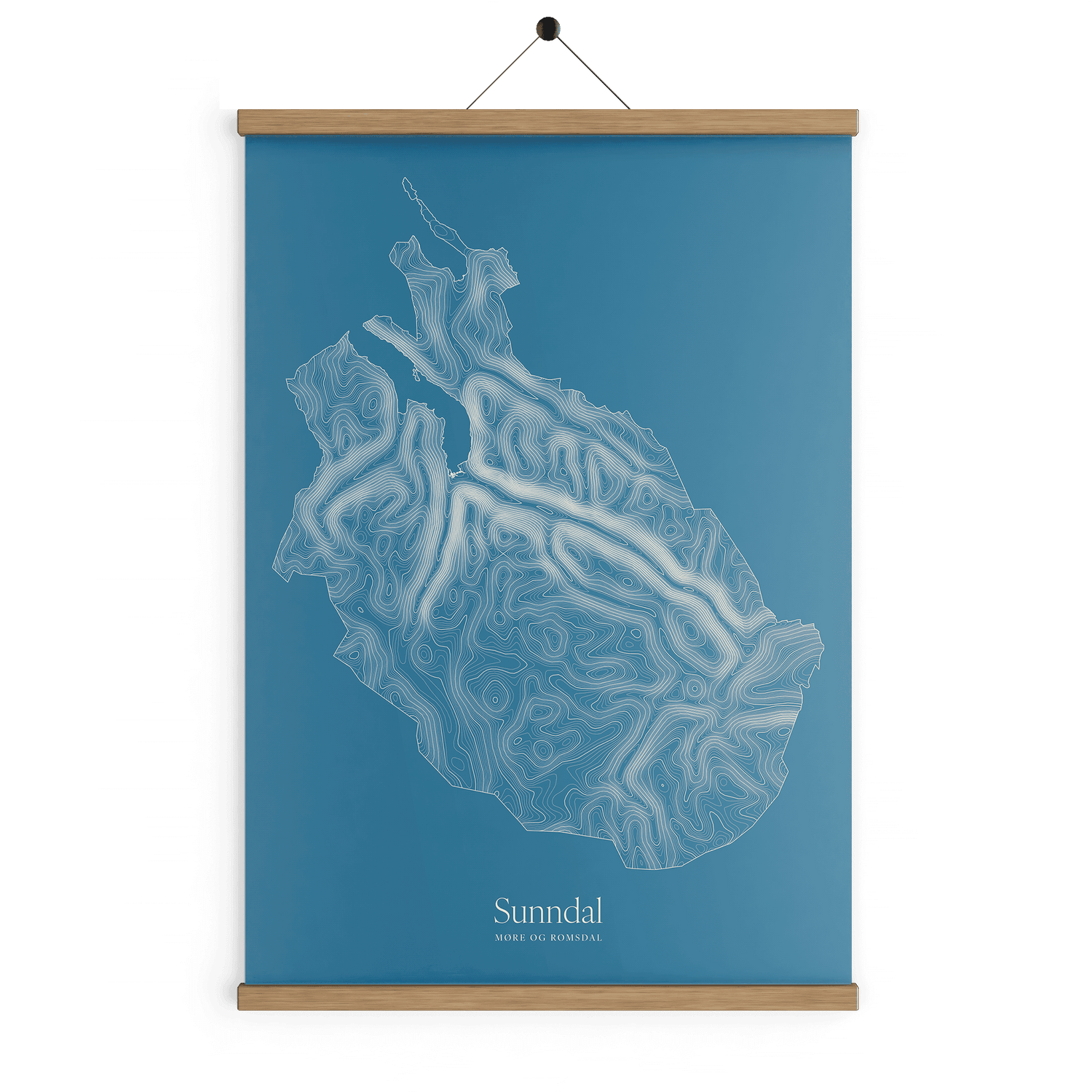 Sunndal kotekart - Himmelblå