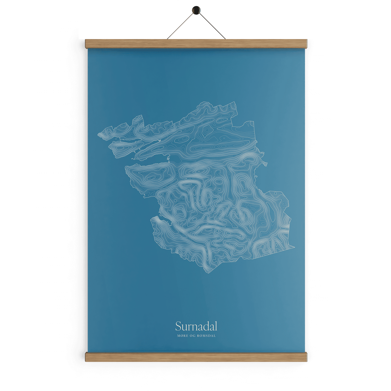 Surnadal kotekart - Himmelblå