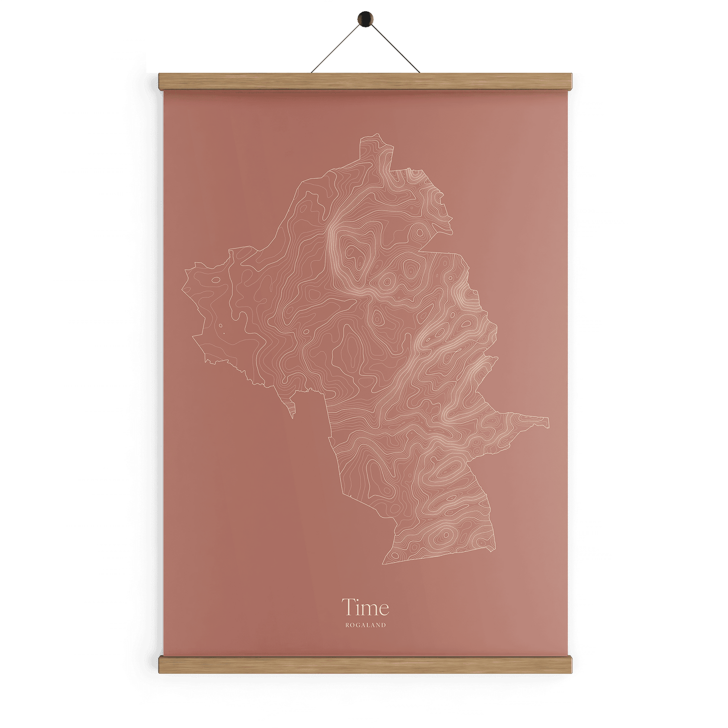 Time kotekart - Rustrød