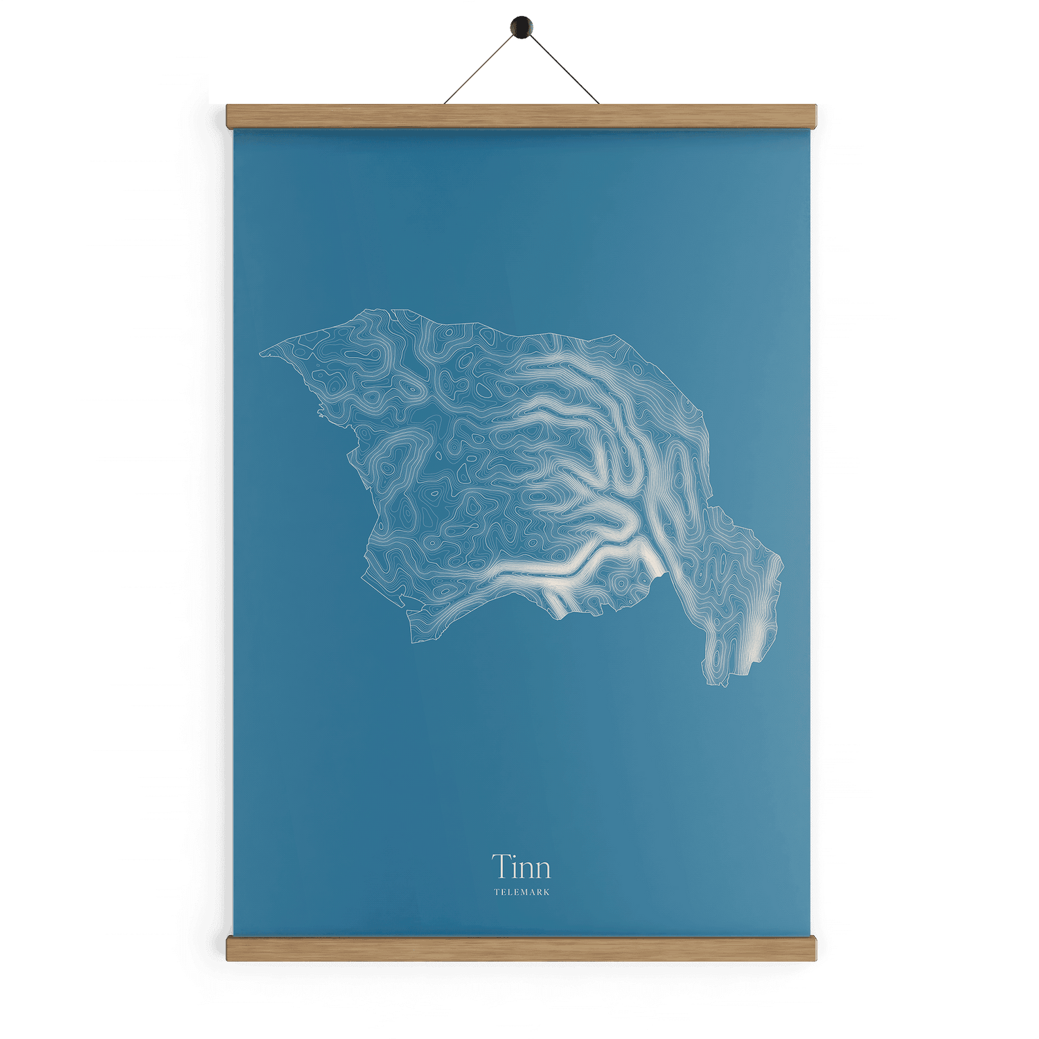 Tinn kotekart - Himmelblå