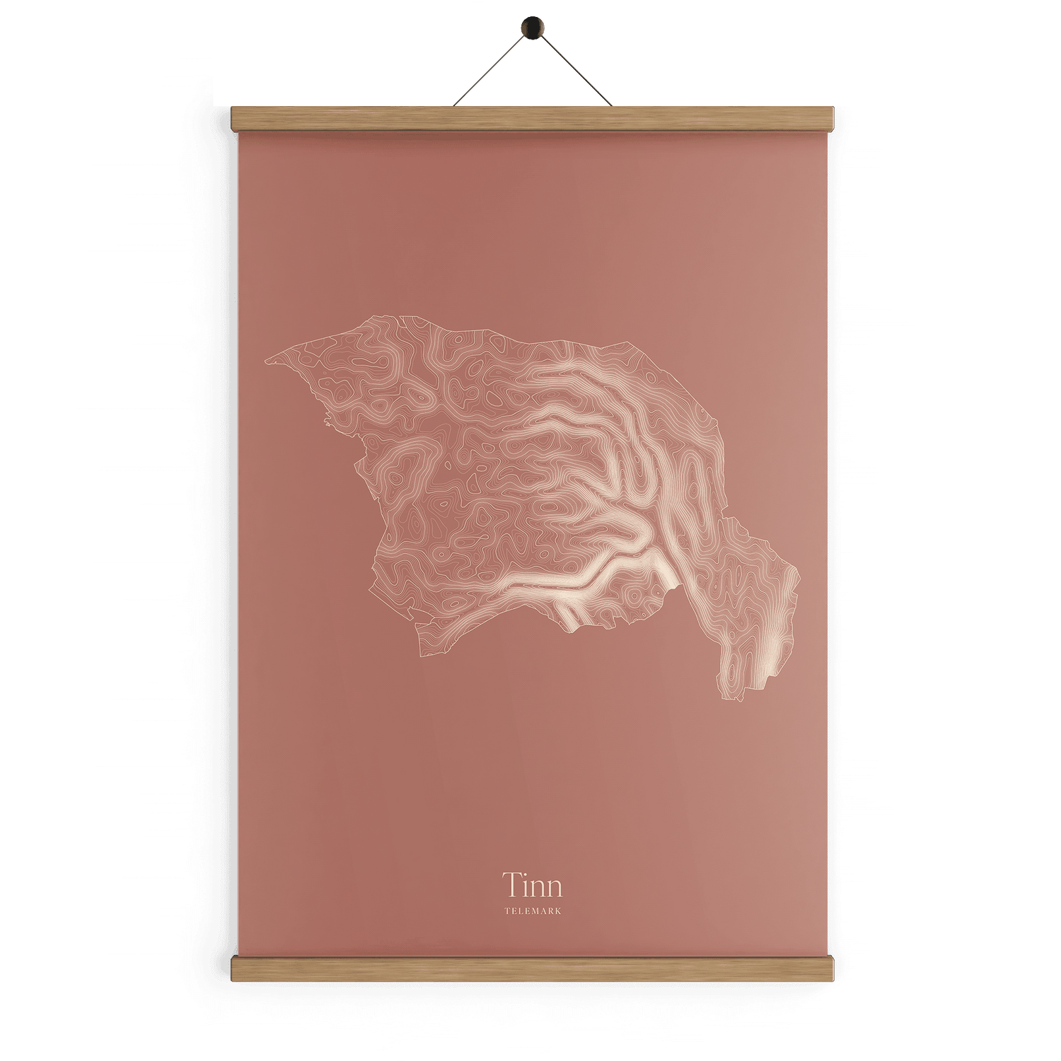 Tinn kotekart - Rustrød