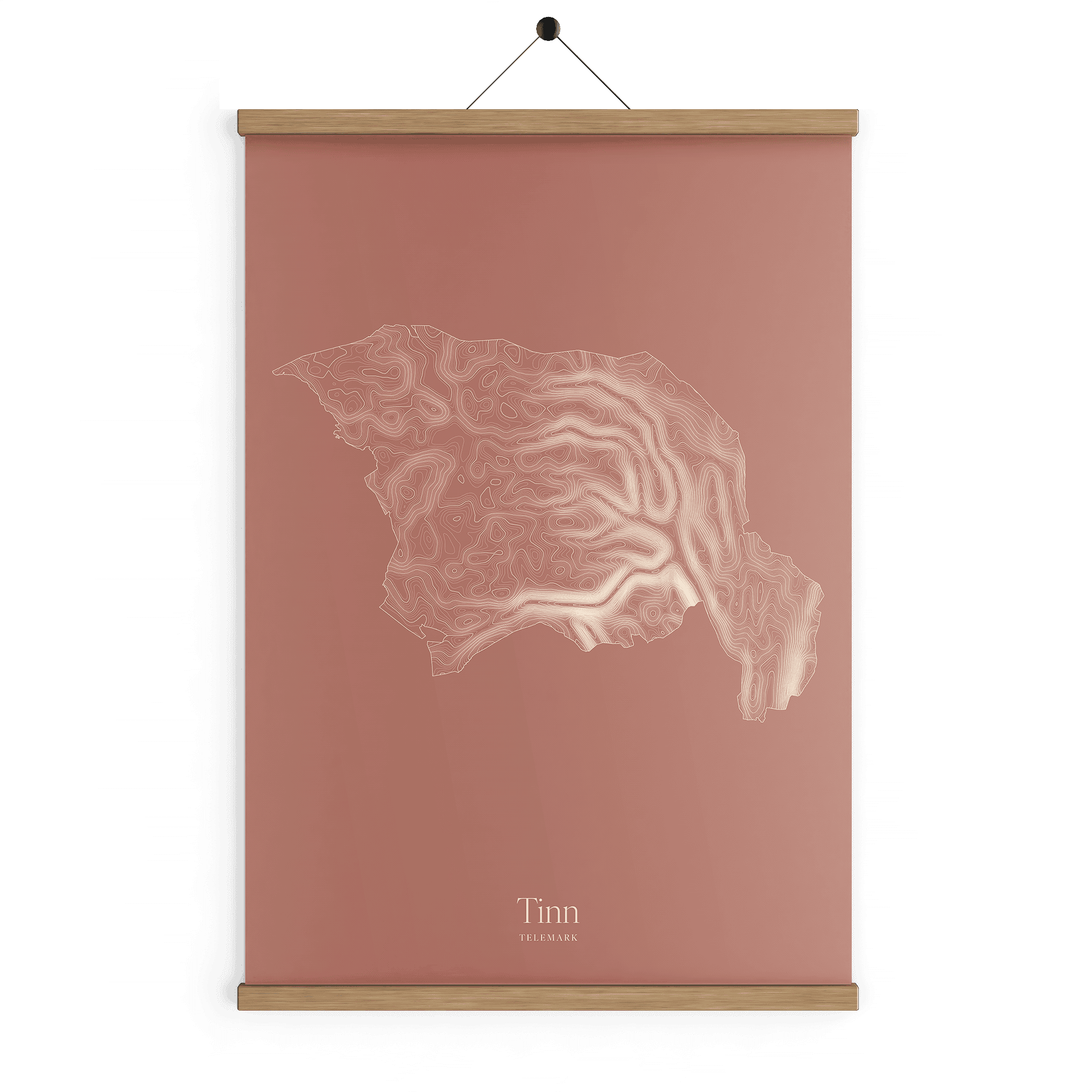 Tinn kotekart - Rustrød