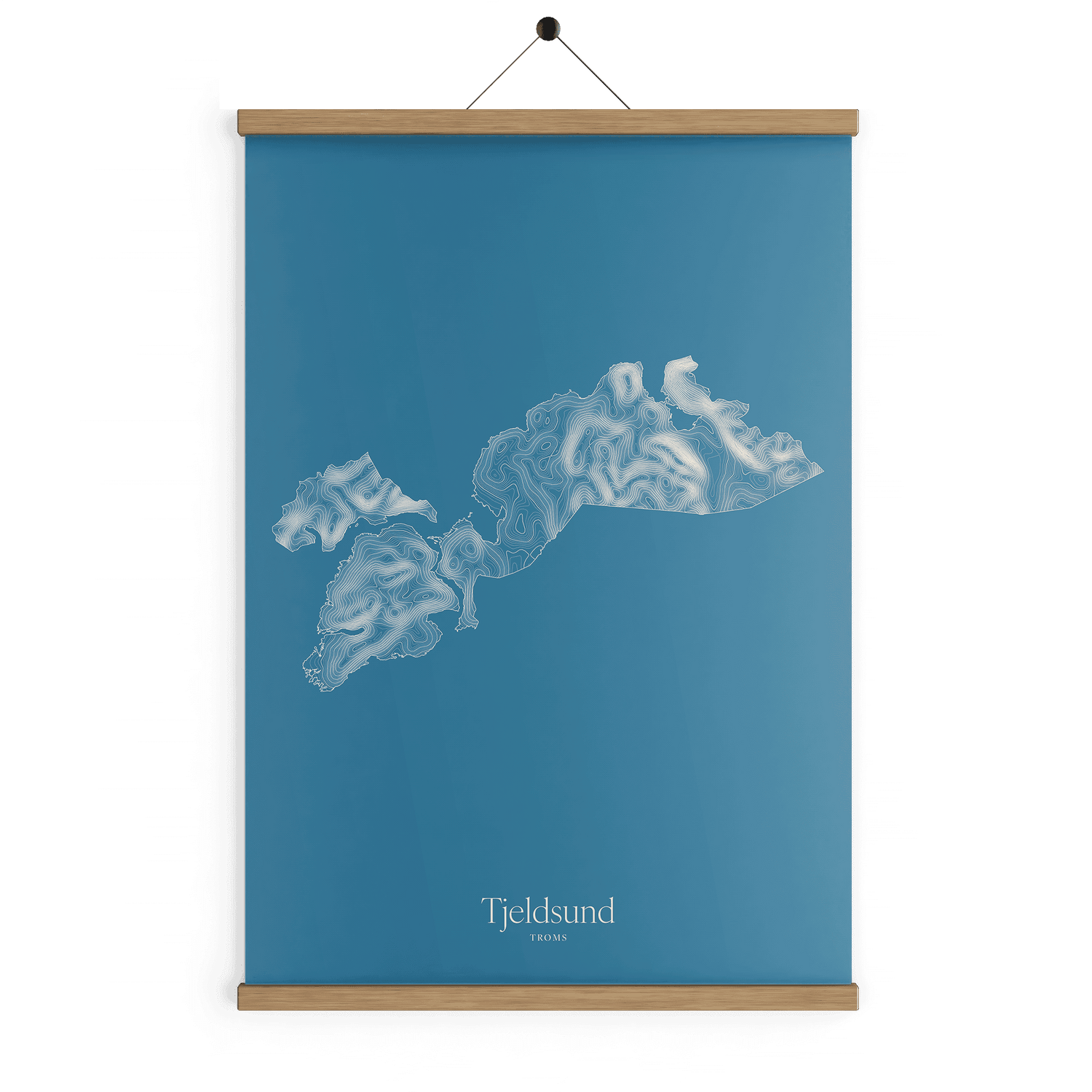 Tjeldsund kotekart - Himmelblå