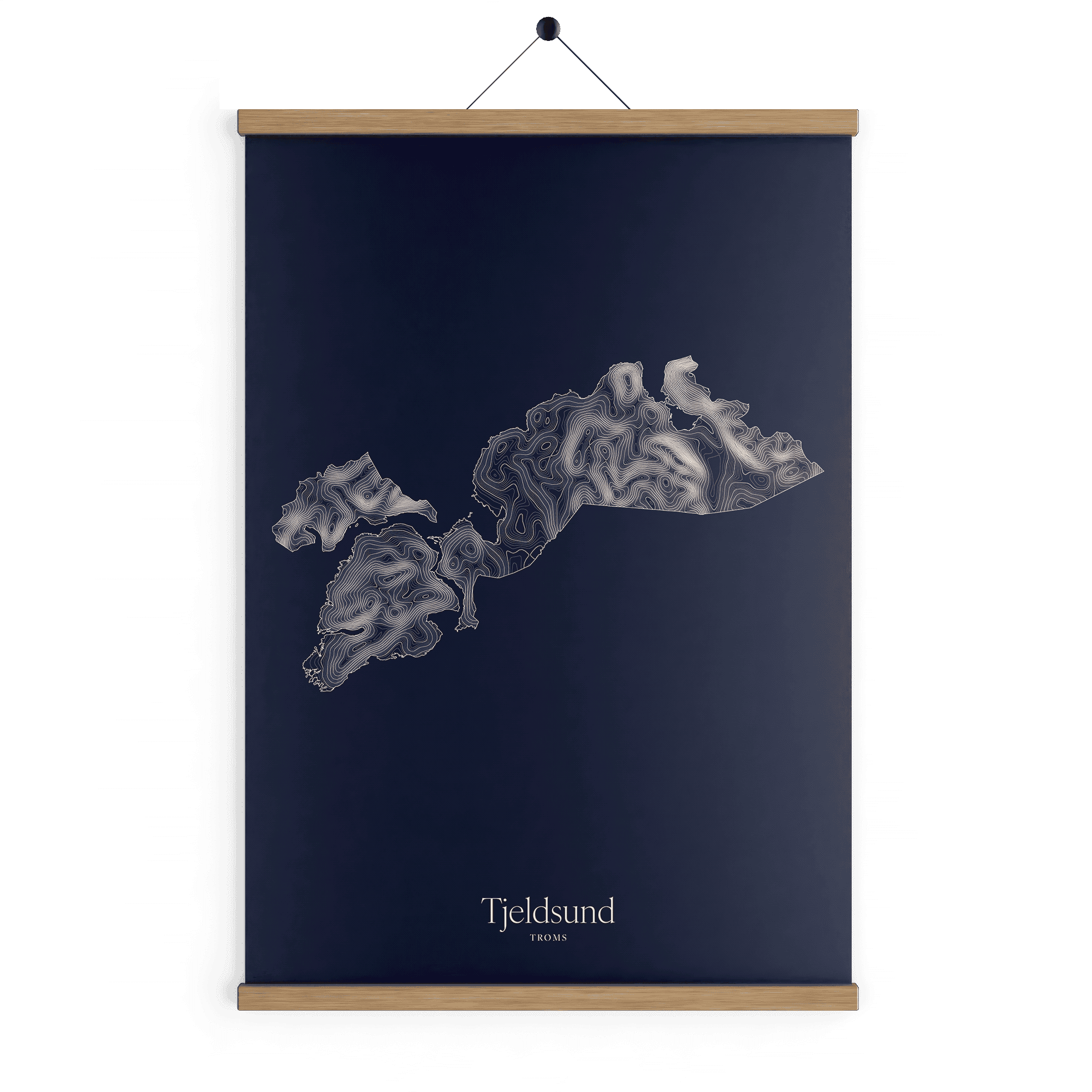 Tjeldsund kotekart - Vinternatt