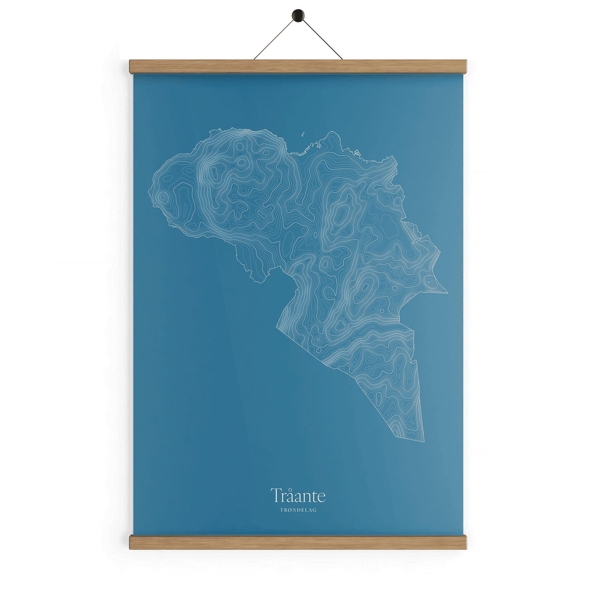 Tråante kotekart - Himmelblå