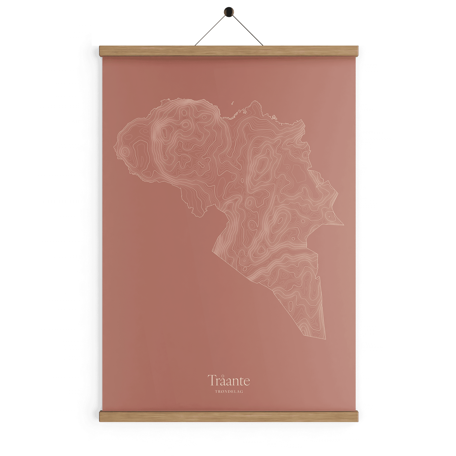 Tråante kotekart - Rustrød